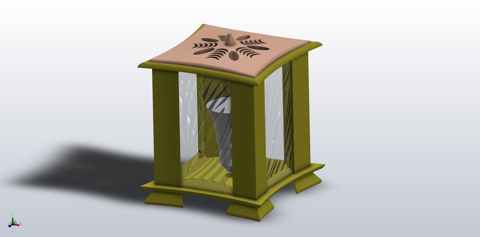 Litho Lamp 3D print model_2