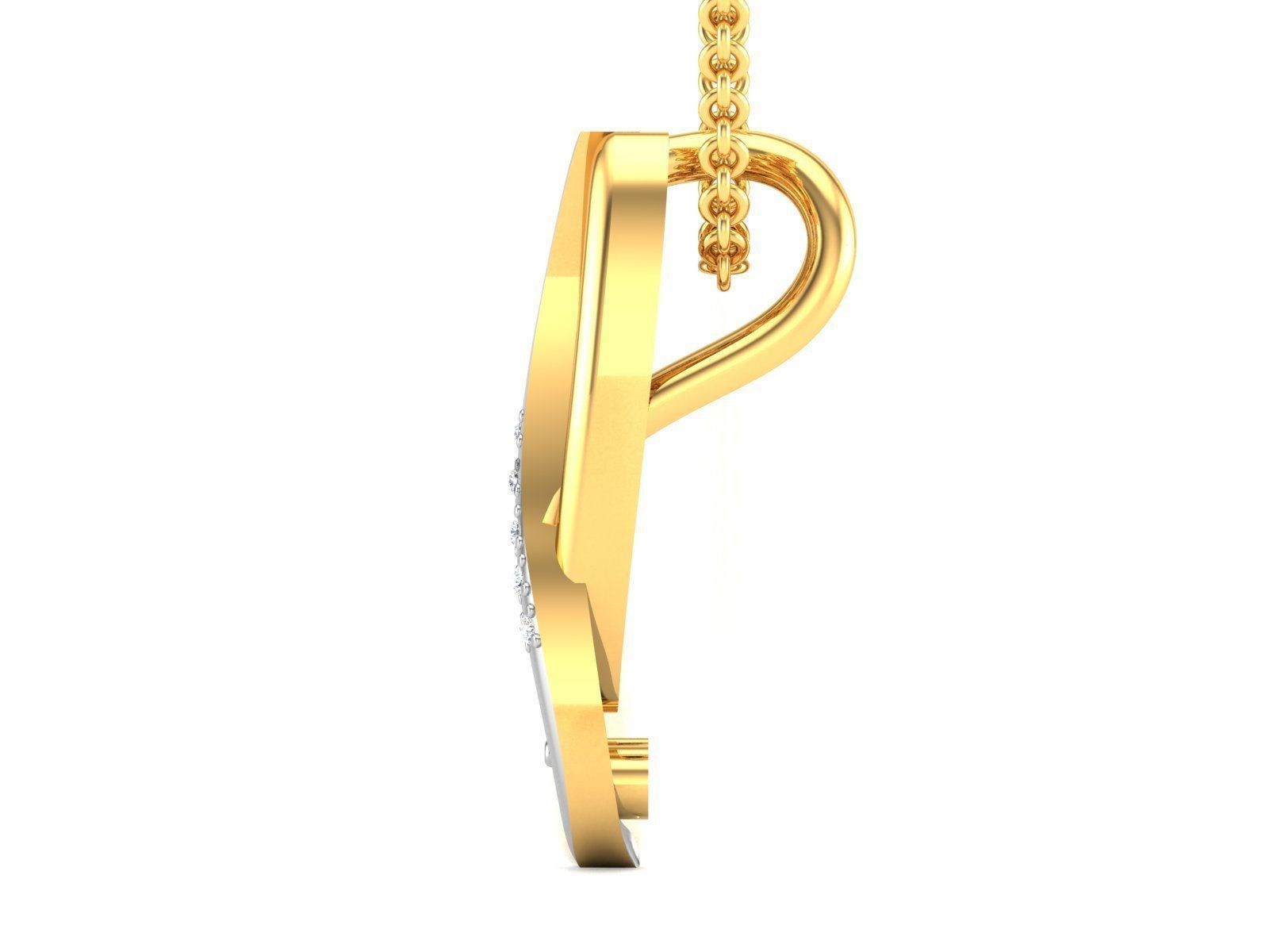 Women pendant 3dm render detail 3D print model_4