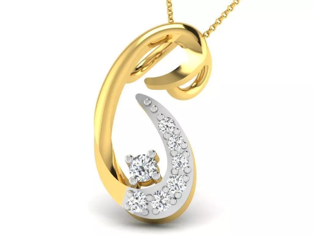 Women pendant 3dm render detail 3D print model_0