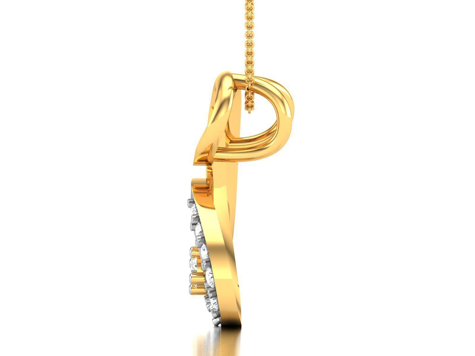 Women pendant 3dm render detail 3D print model_3