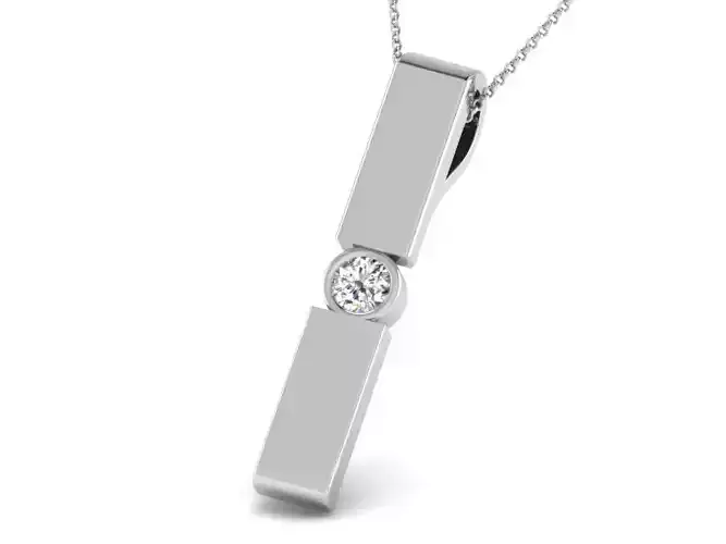 Women pendant 3dm render detail