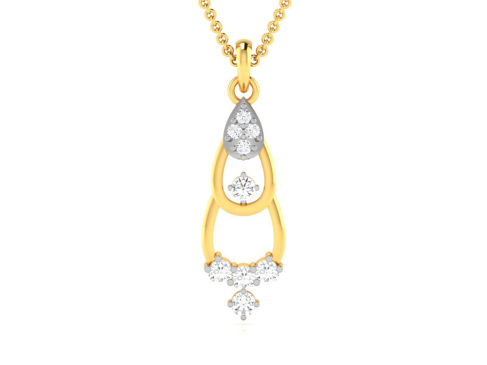 Women pendant 3dm render detail 3D print model_3