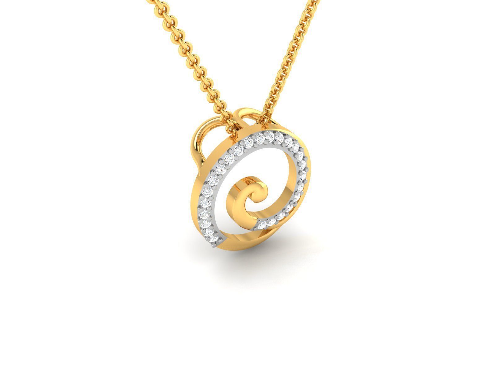 Women pendant 3dm render detail 3D print model_2