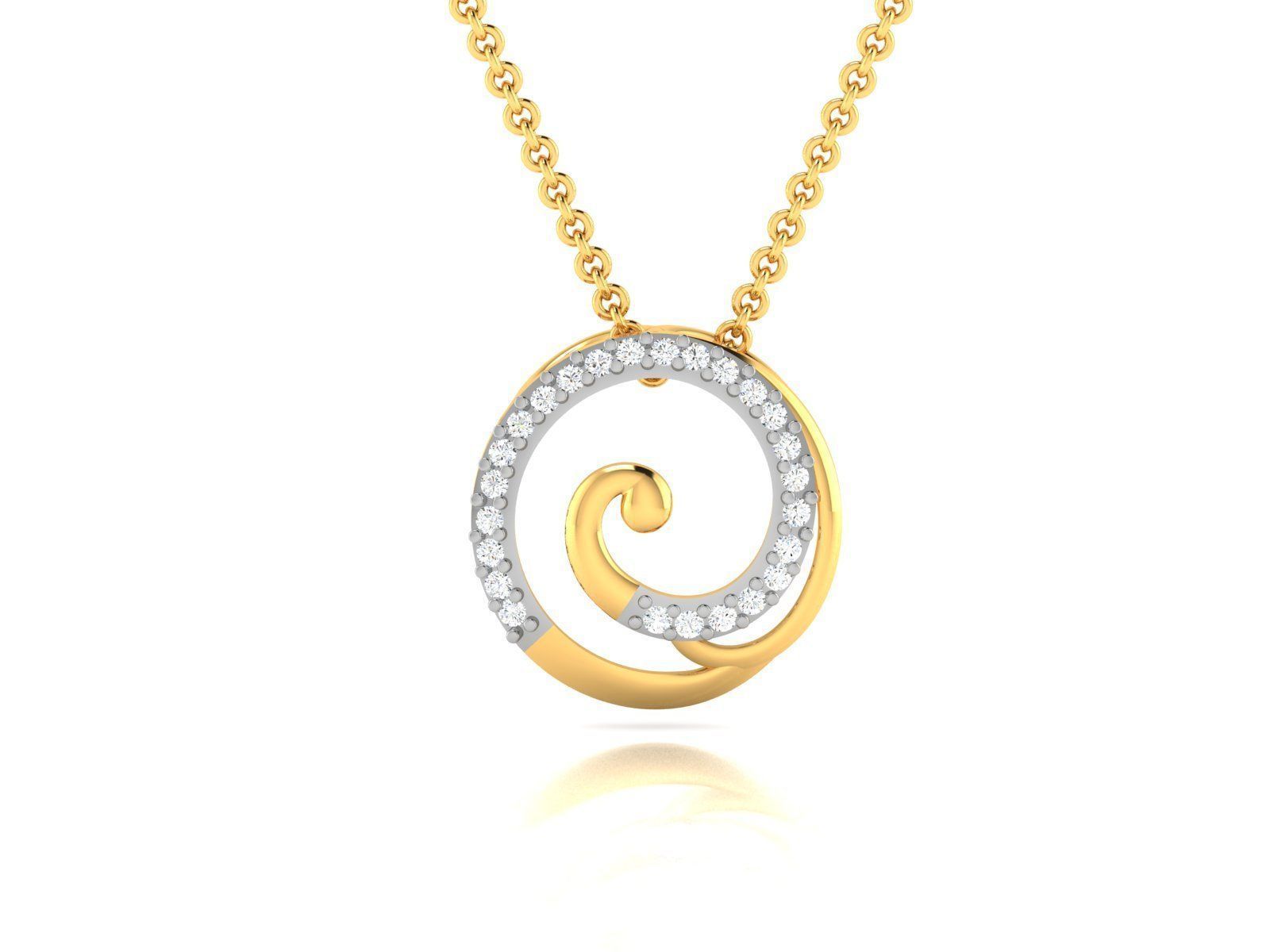 Women pendant 3dm render detail 3D print model_3