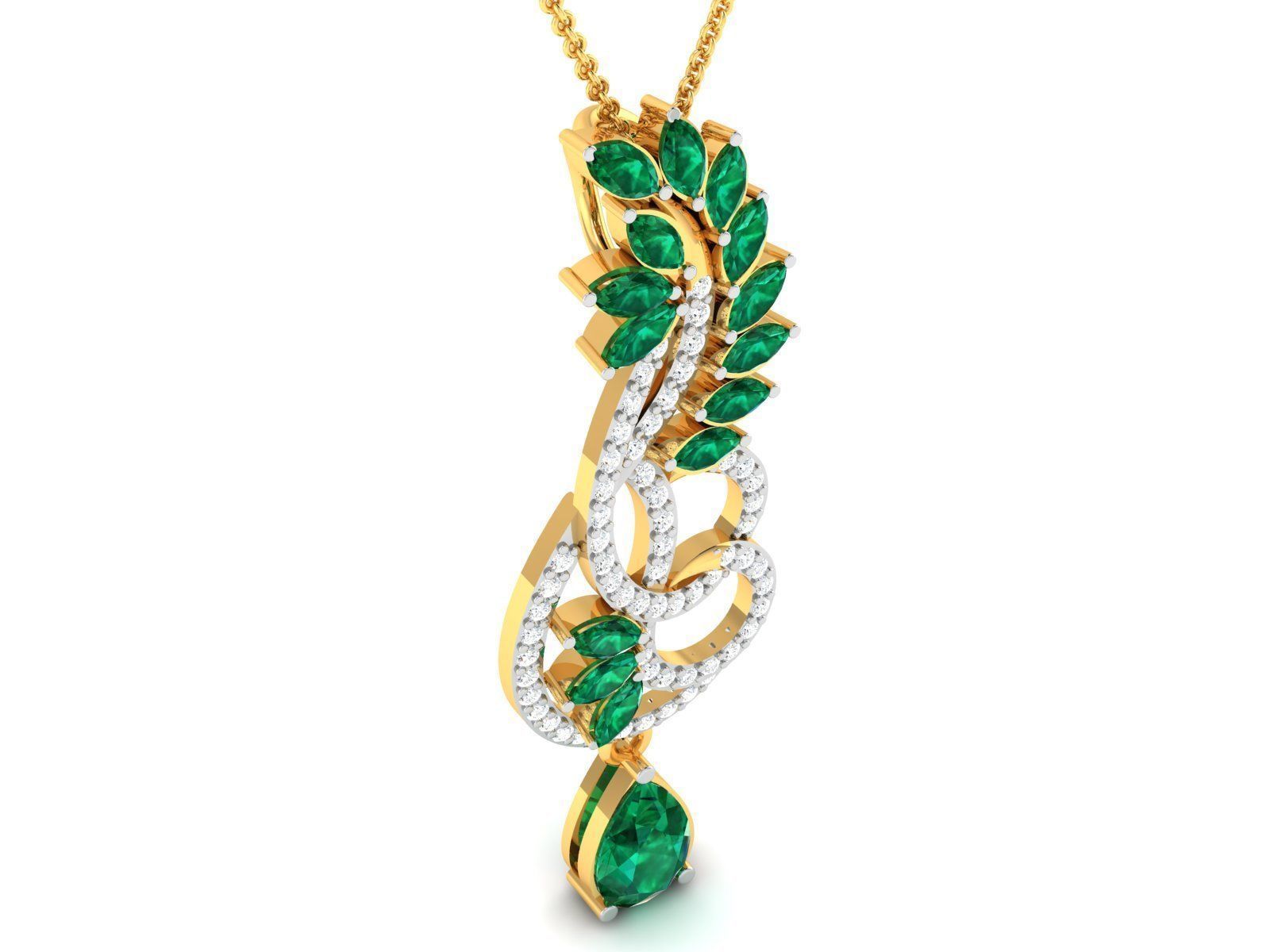 Women pendant 3dm render detail 3D print model_1