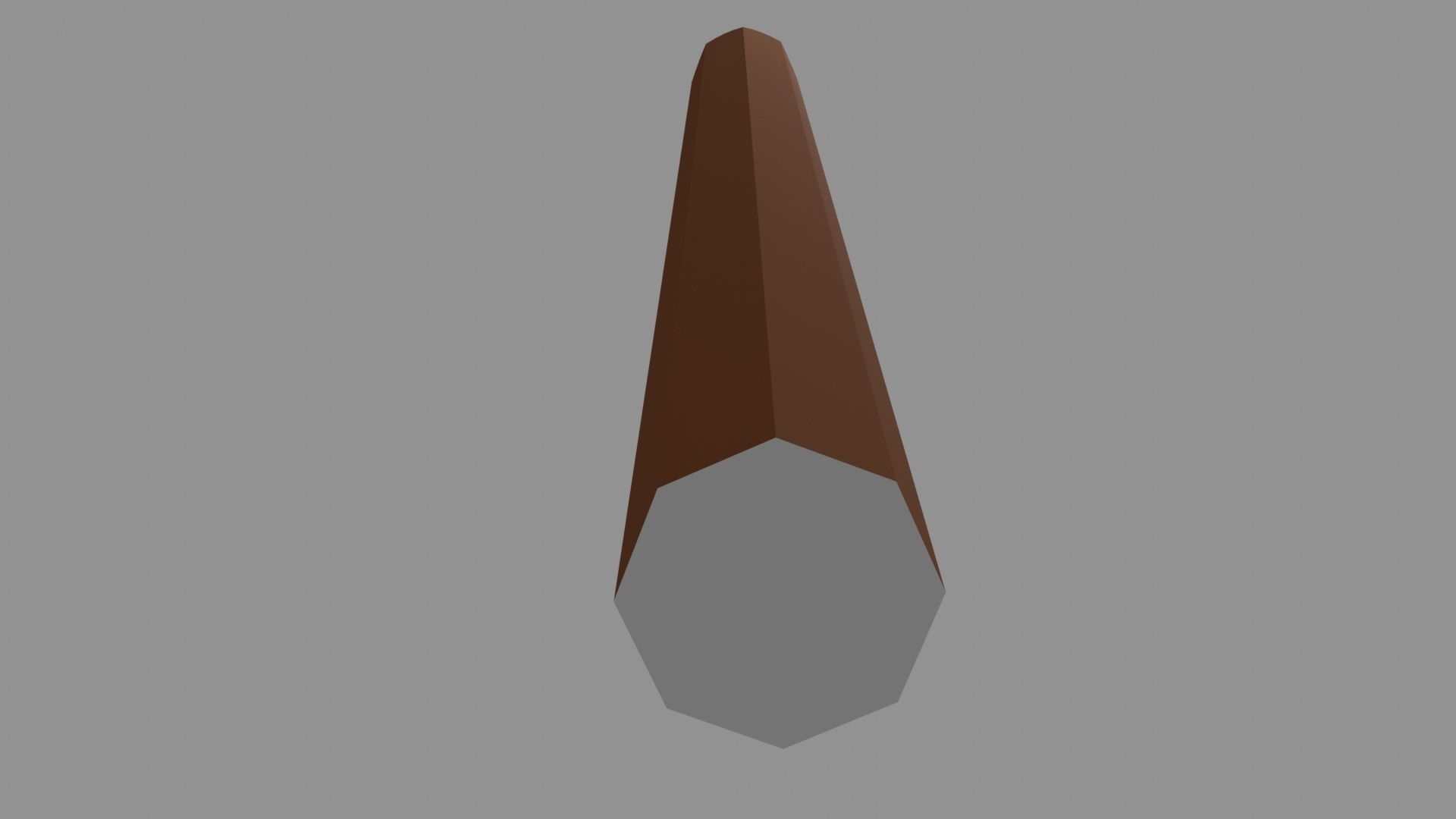 Black Pen Low-poly 3D model_2