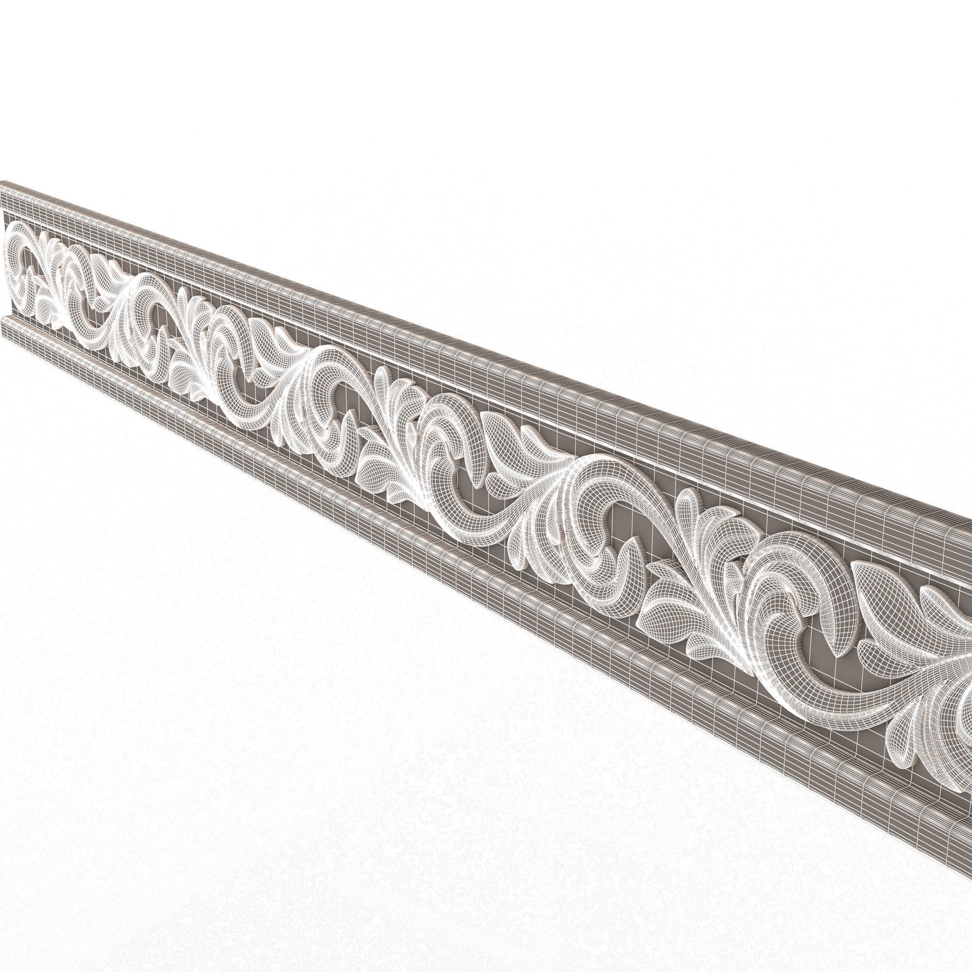 Ornament Element 02 Low-poly 3D model_17