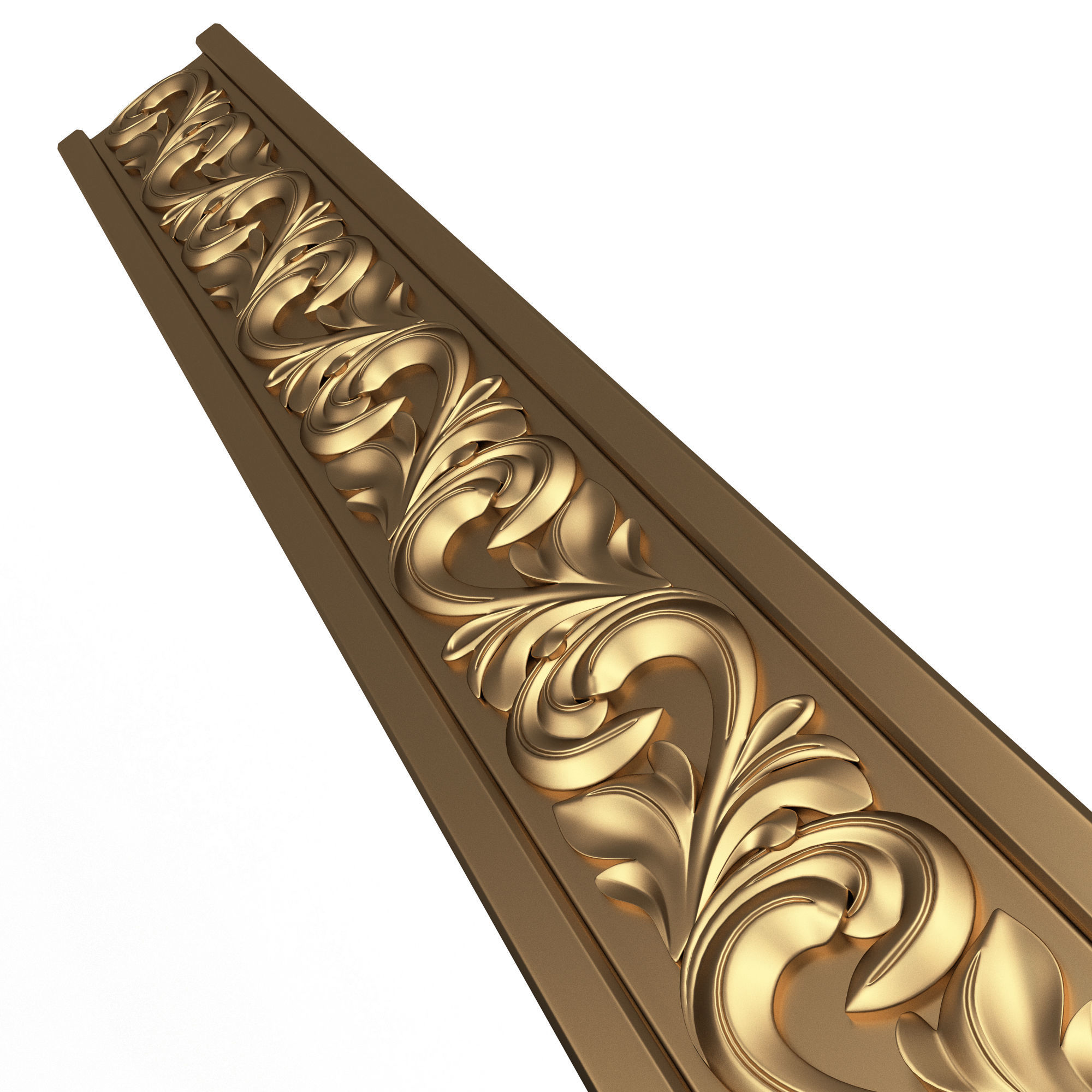 Ornament Element 02 Low-poly 3D model_5