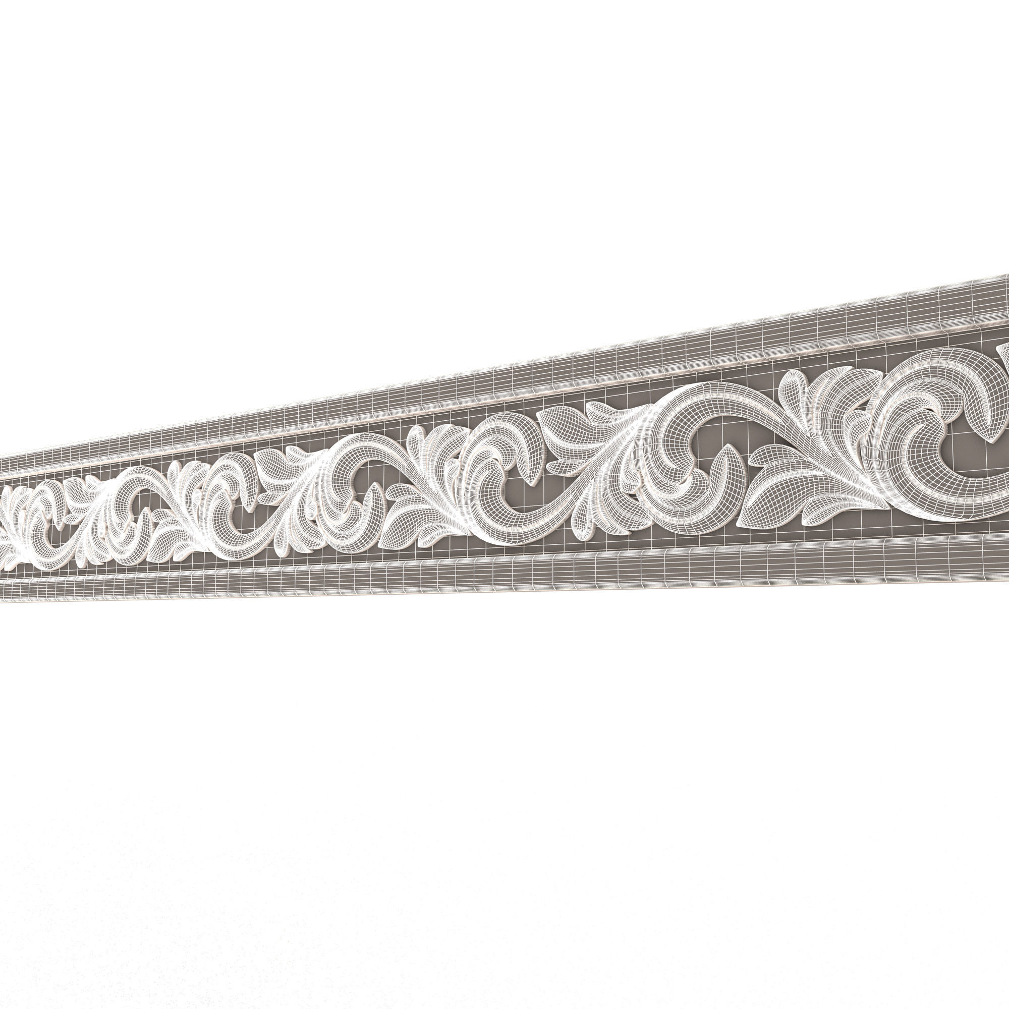 Ornament Element 02 Low-poly 3D model_15