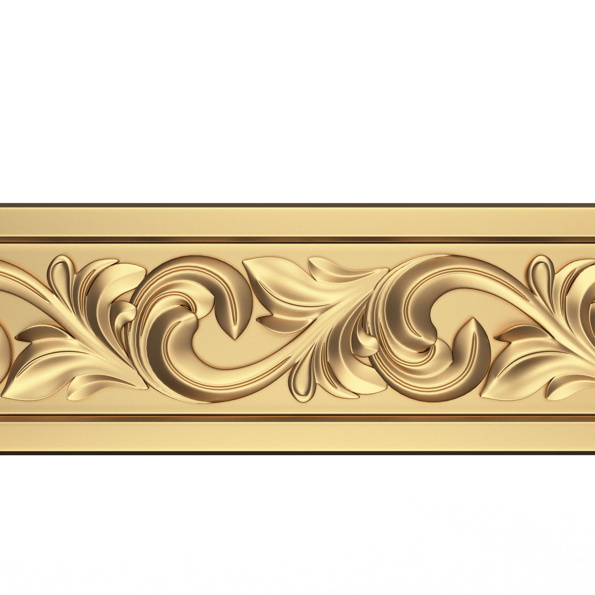 Ornament Element 02 Low-poly 3D model_4