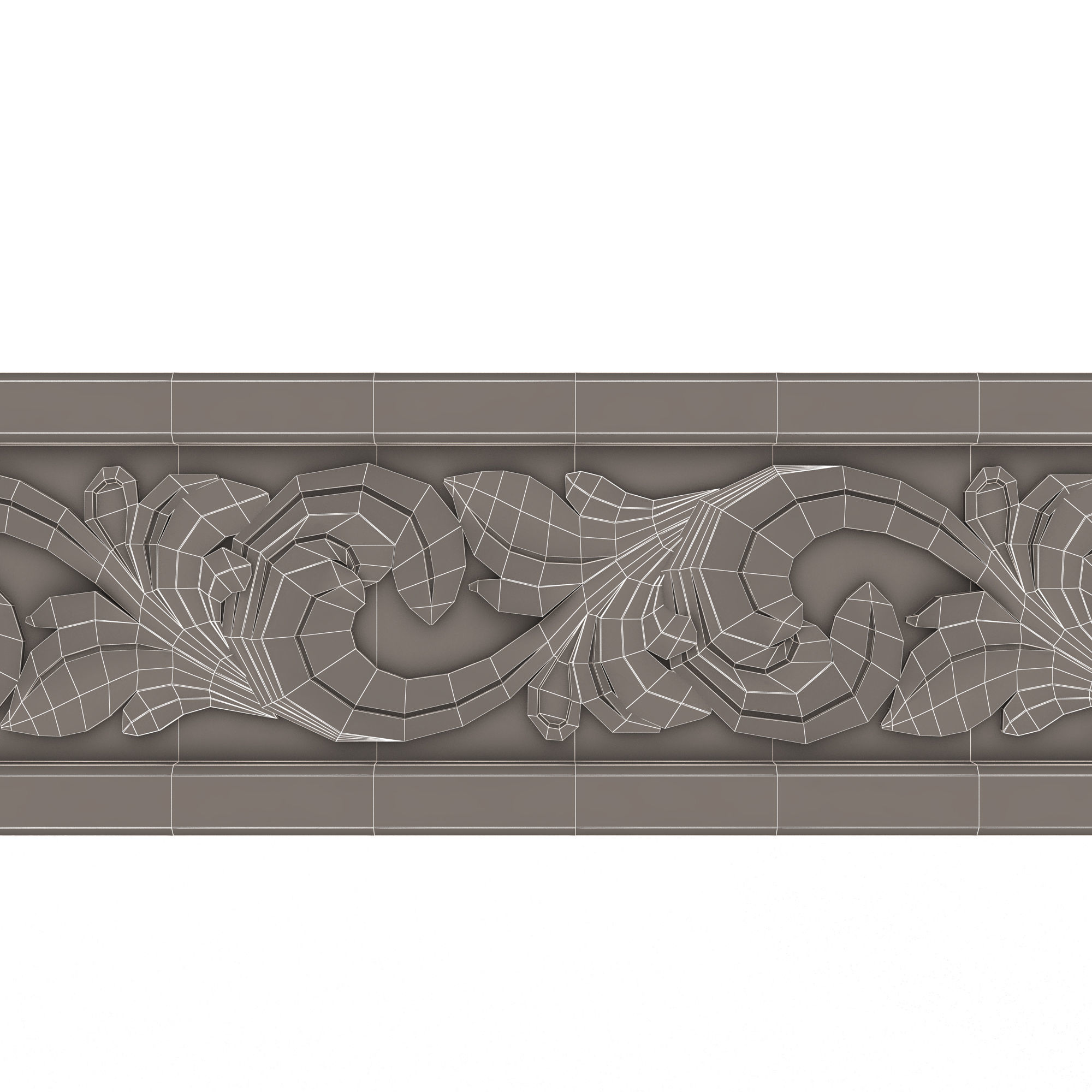 Ornament Element 02 Low-poly 3D model_11