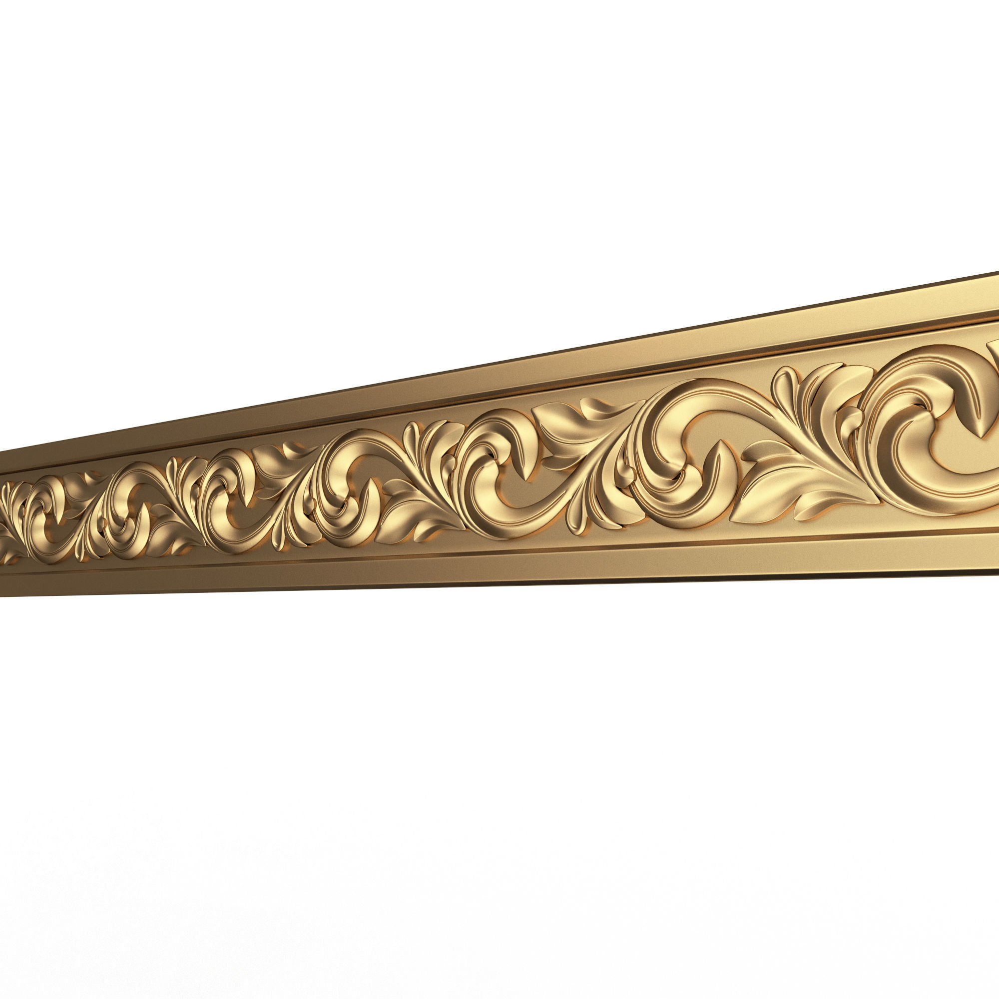 Ornament Element 02 Low-poly 3D model_2