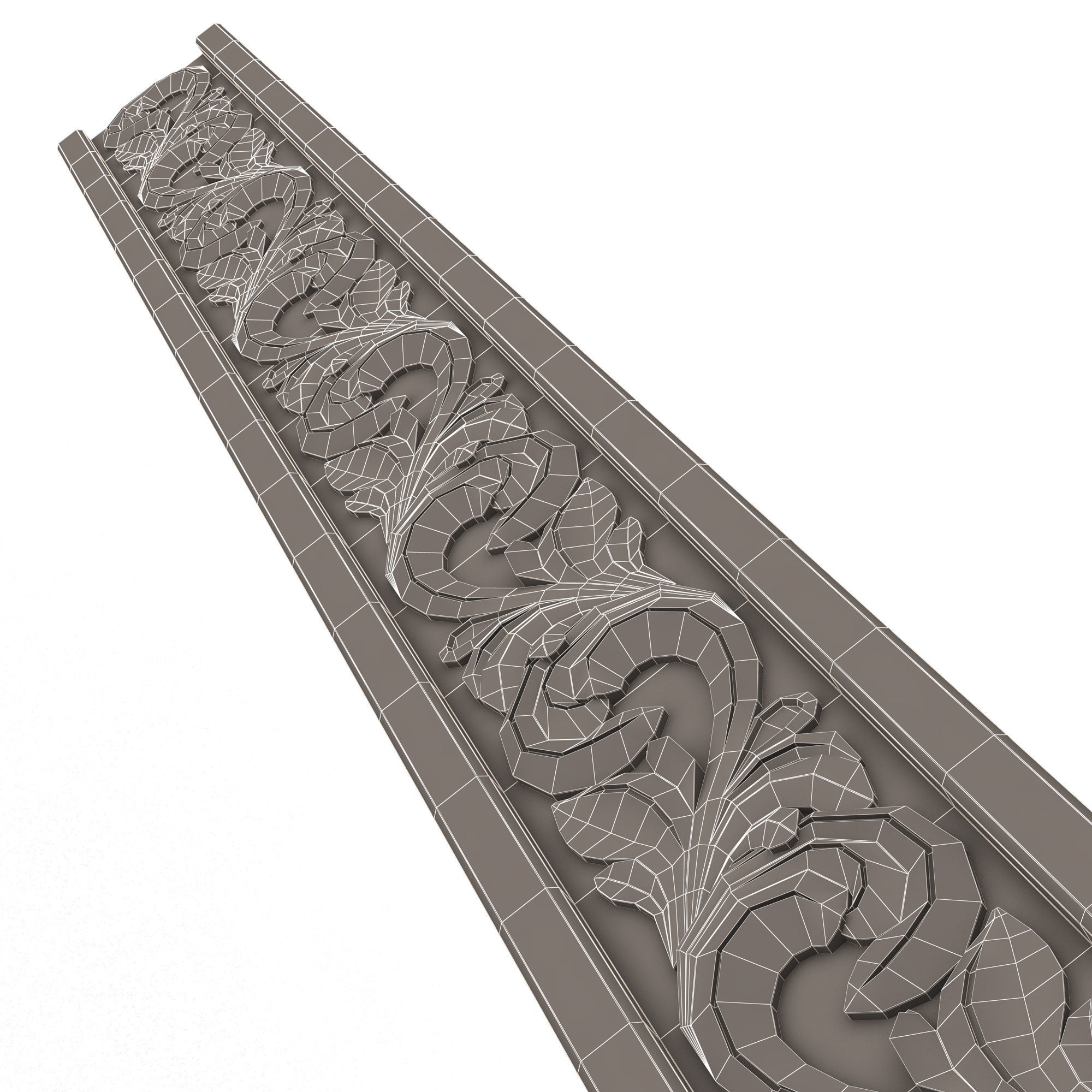 Ornament Element 02 Low-poly 3D model_14