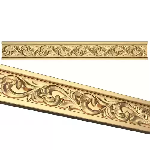 Ornament Element 02 Low-poly 3D model