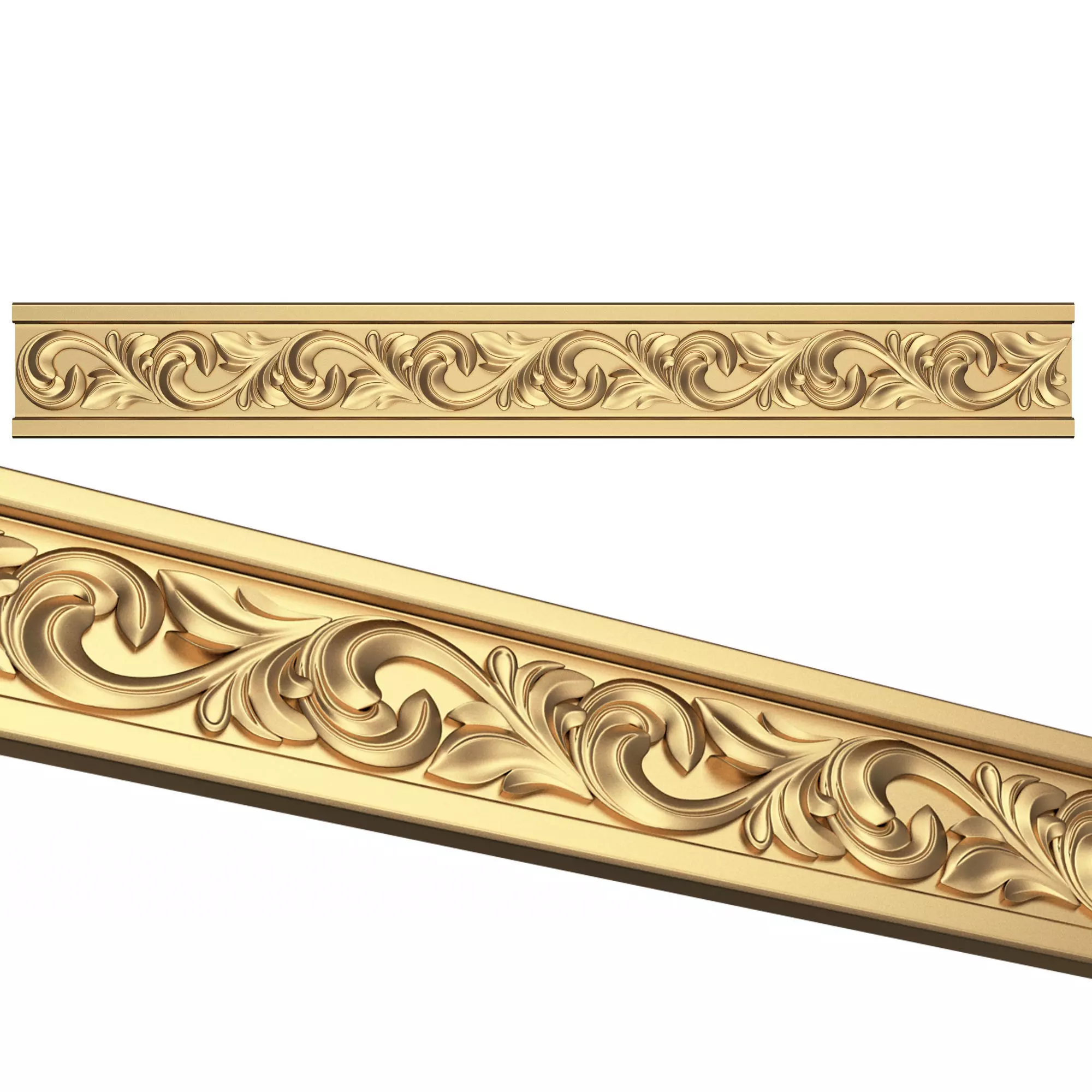 Ornament Element 02 Low-poly 3D model_0