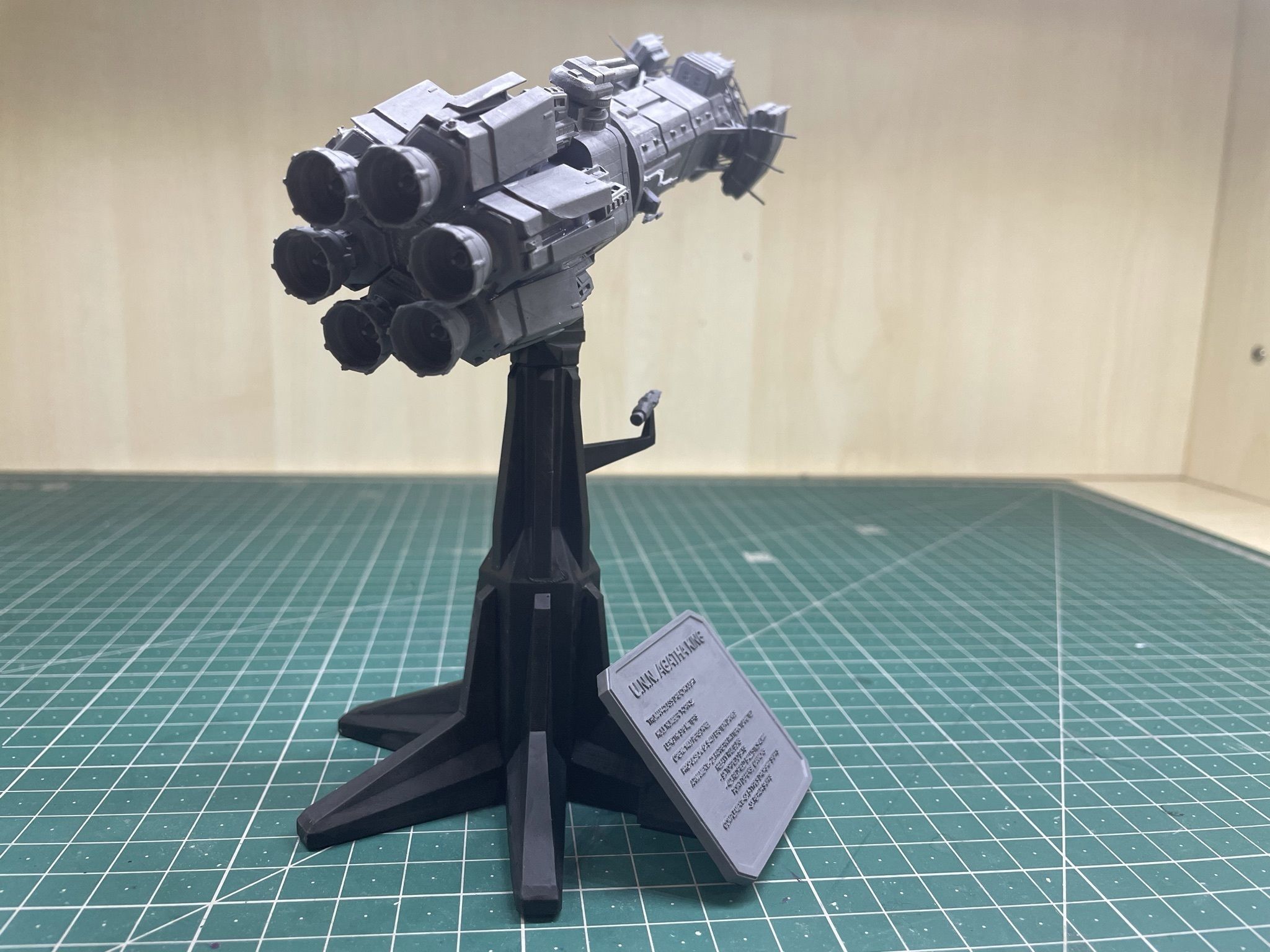 Expanse UNN Truman Class Dreadnought 3D print model_5