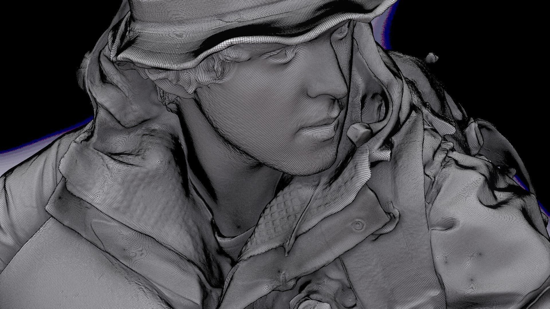 3D Body Scan Reece Bates Army Seal Team 3D model_14