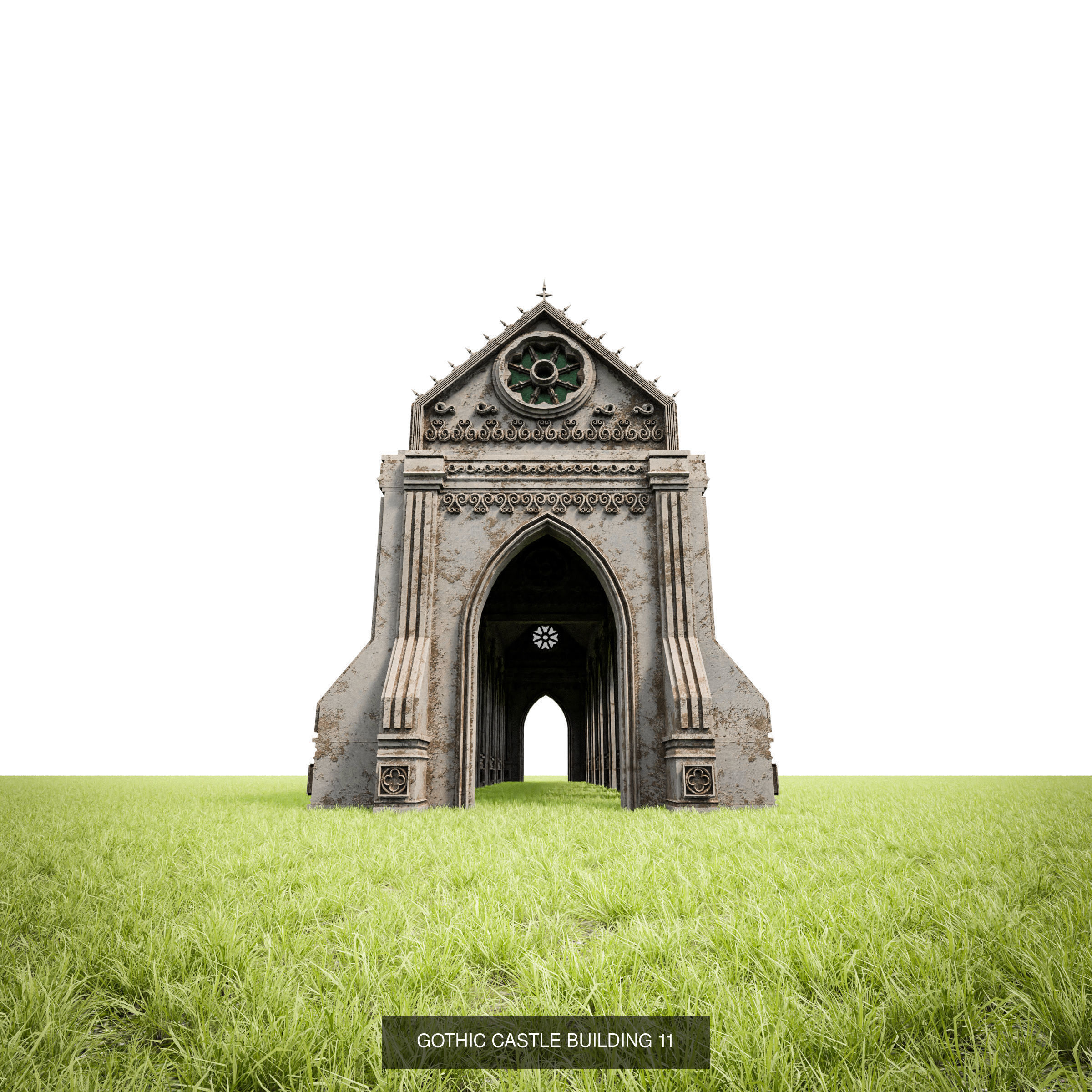 GOTHIC CASTLE BUILDING PACK 3D Model Collection_15