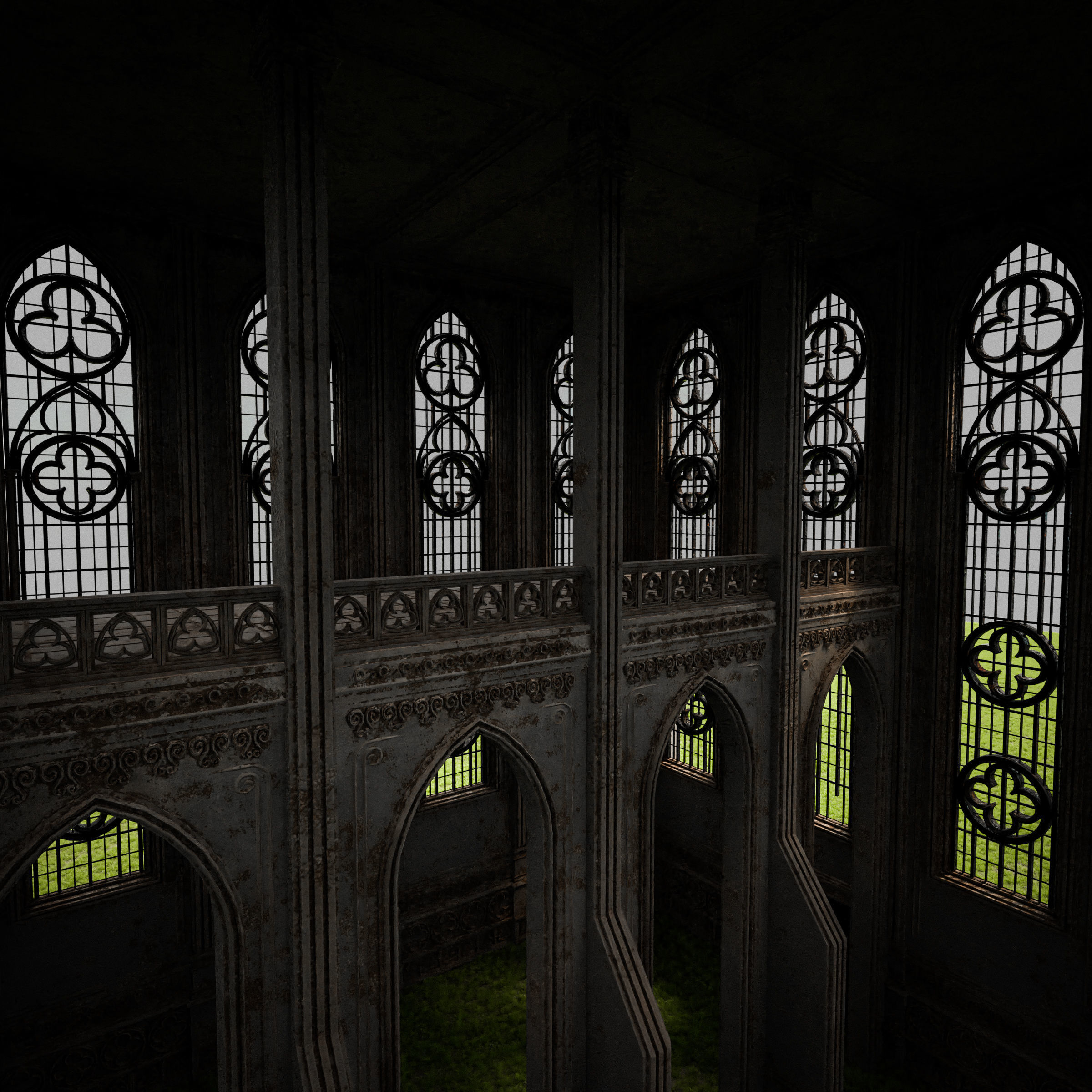 GOTHIC CASTLE BUILDING PACK 3D Model Collection_56