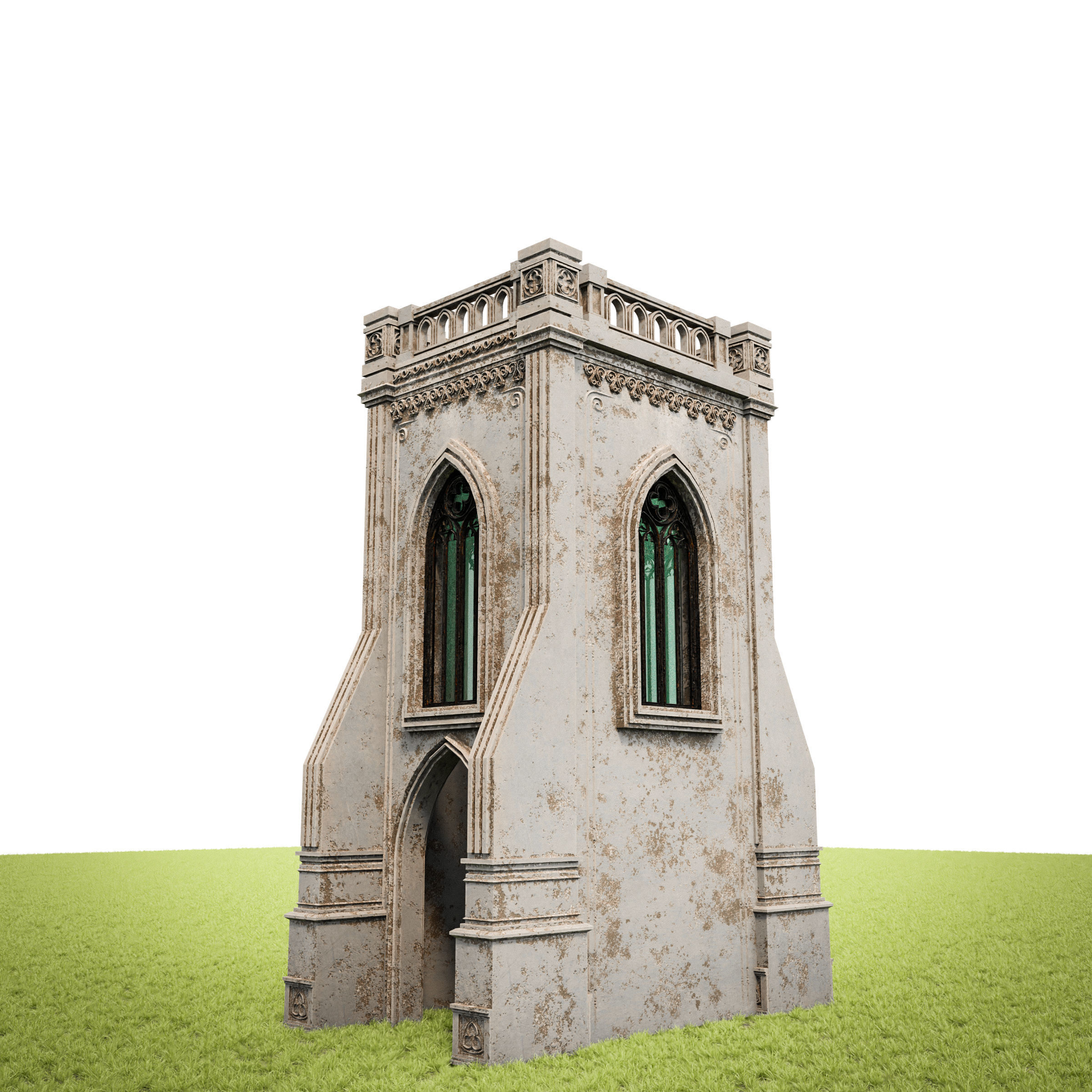 GOTHIC CASTLE BUILDING PACK 3D Model Collection_77