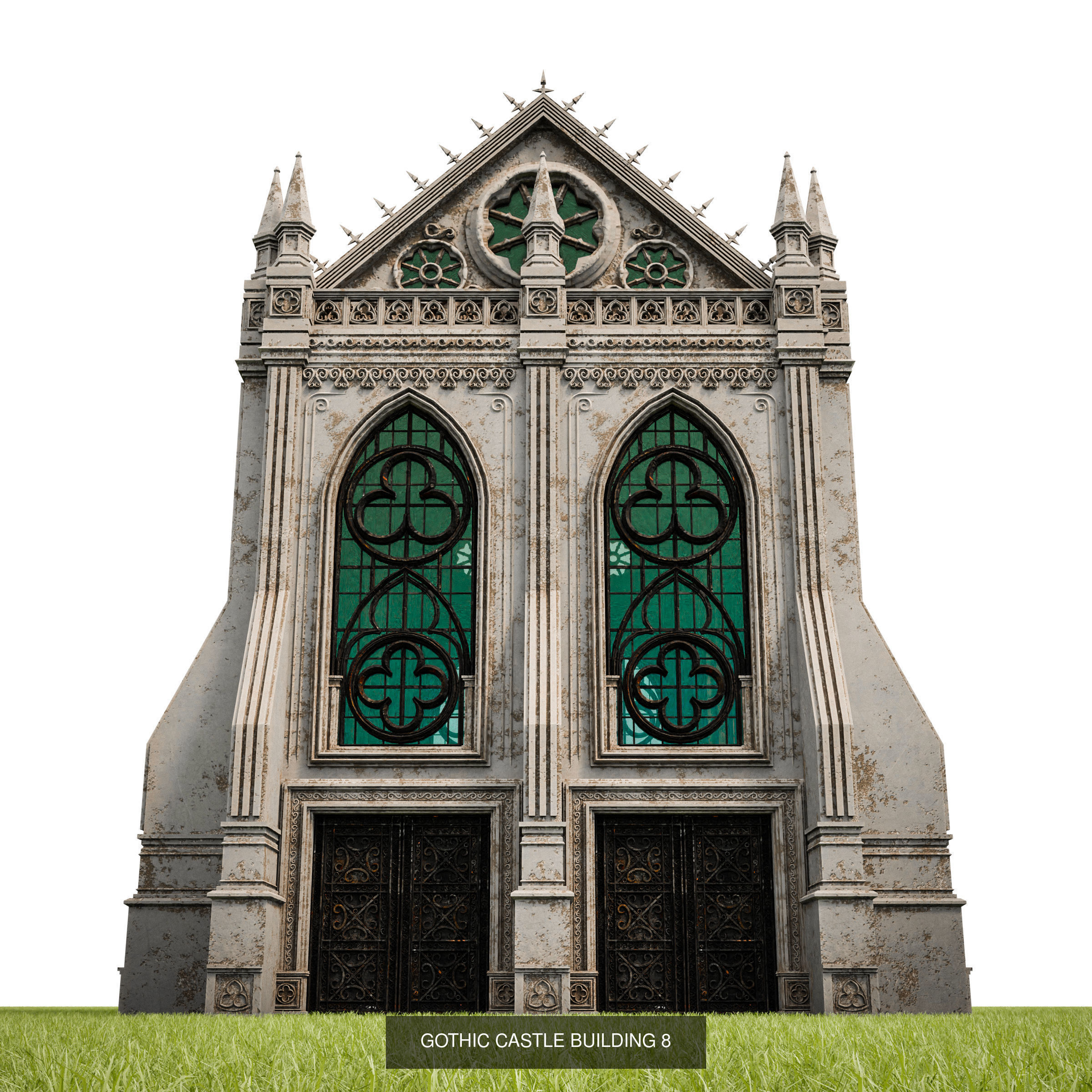 GOTHIC CASTLE BUILDING PACK 3D Model Collection_12
