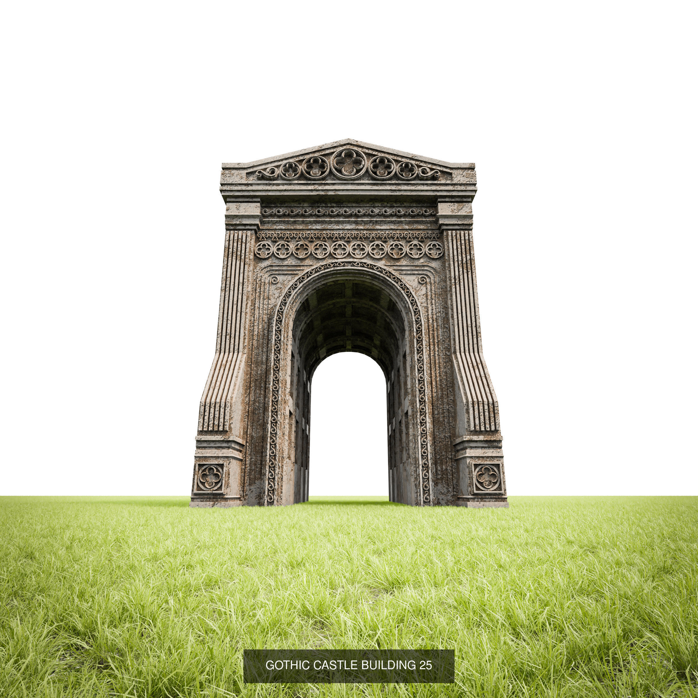 GOTHIC CASTLE BUILDING PACK 3D Model Collection_29