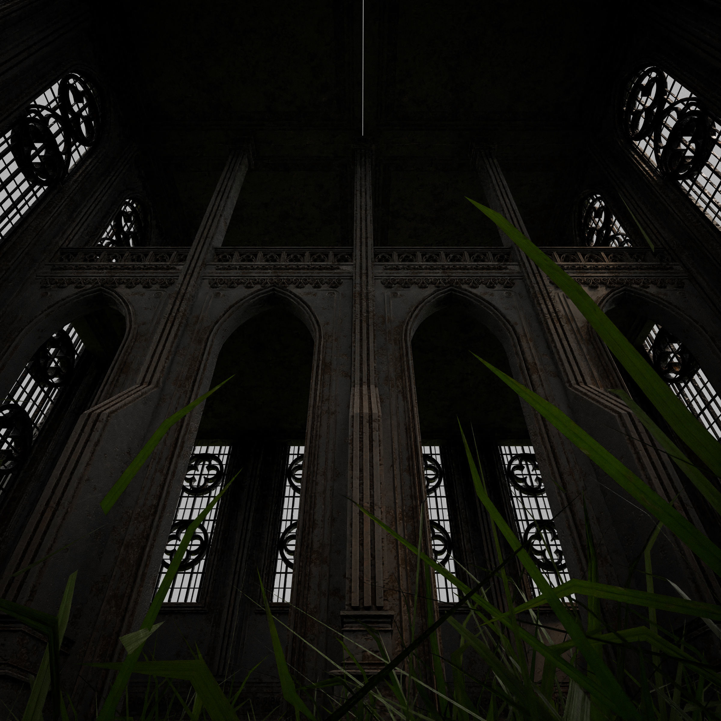 GOTHIC CASTLE BUILDING PACK 3D Model Collection_55