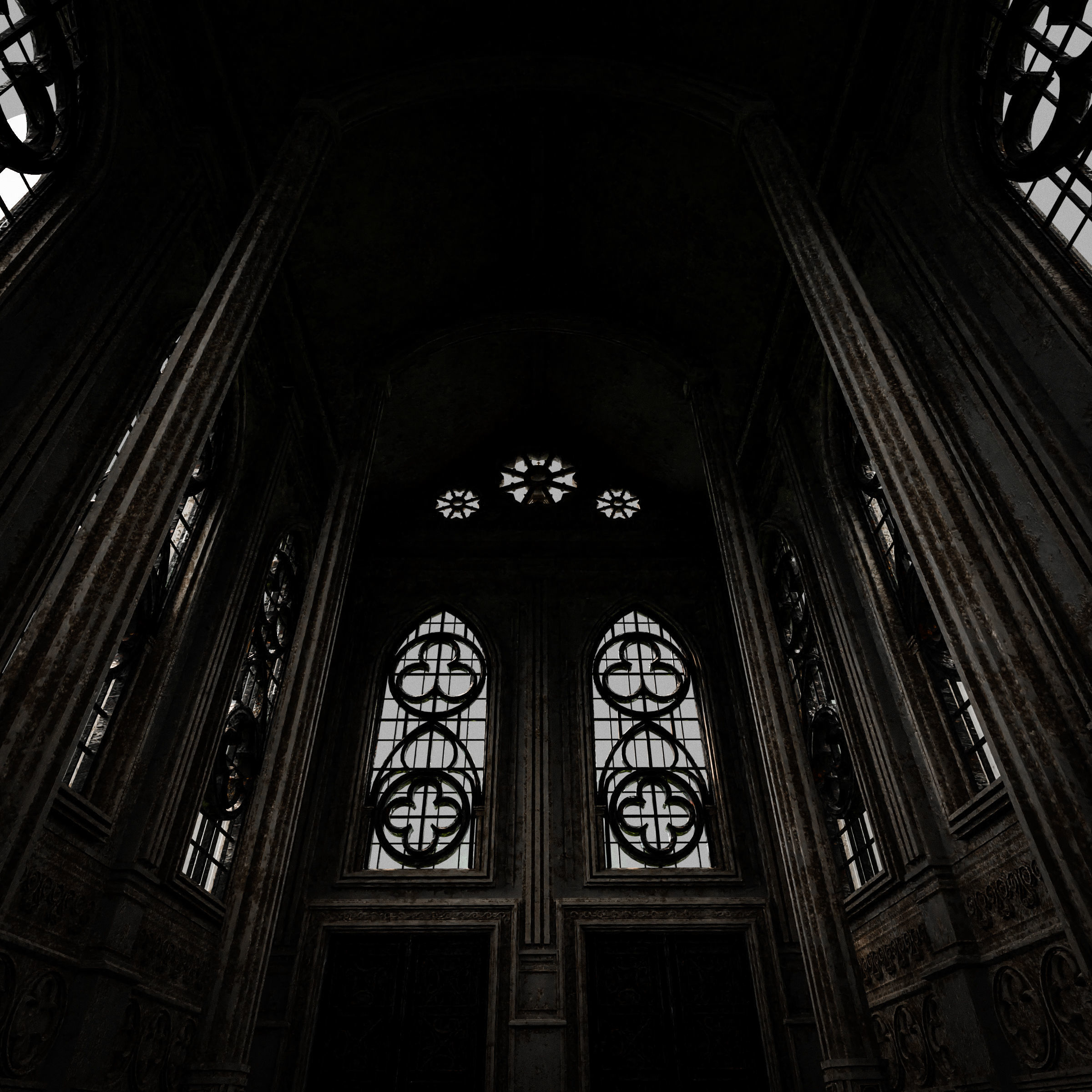 GOTHIC CASTLE BUILDING PACK 3D Model Collection_63