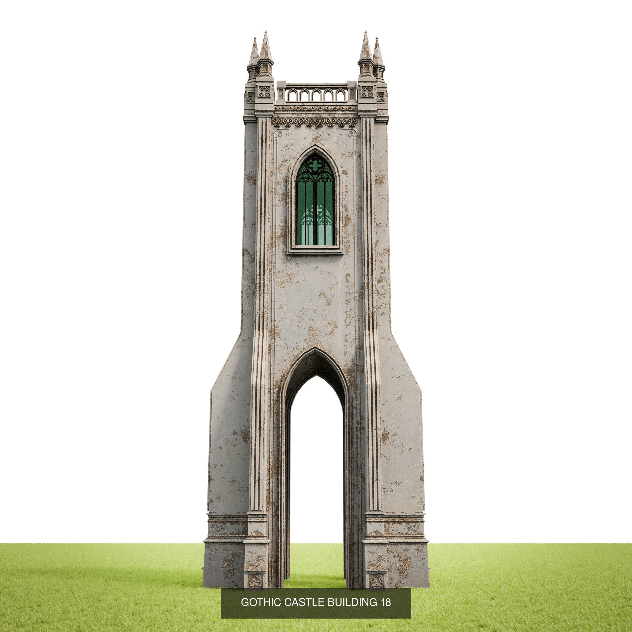 GOTHIC CASTLE BUILDING PACK 3D Model Collection_22