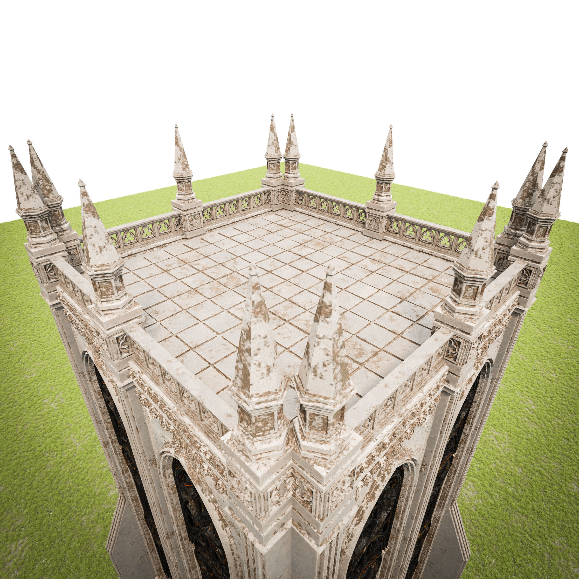 GOTHIC CASTLE BUILDING PACK 3D Model Collection_48