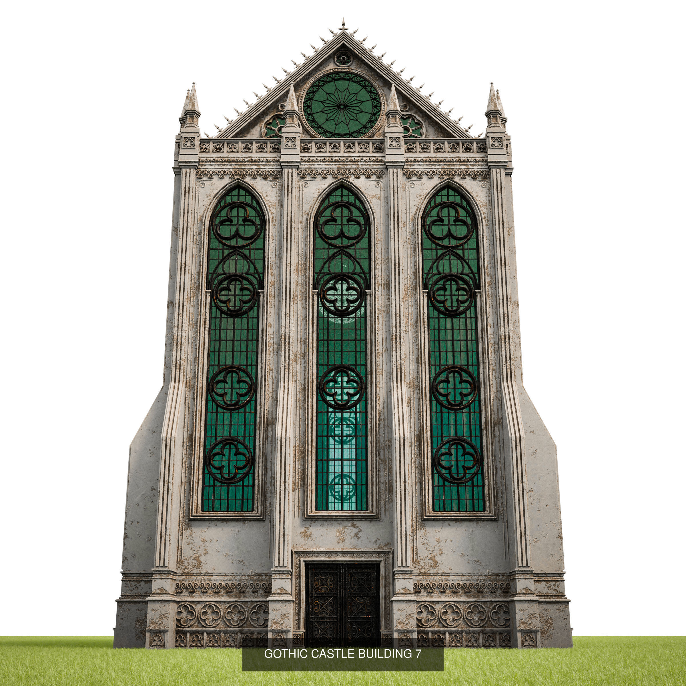 GOTHIC CASTLE BUILDING PACK 3D Model Collection_11