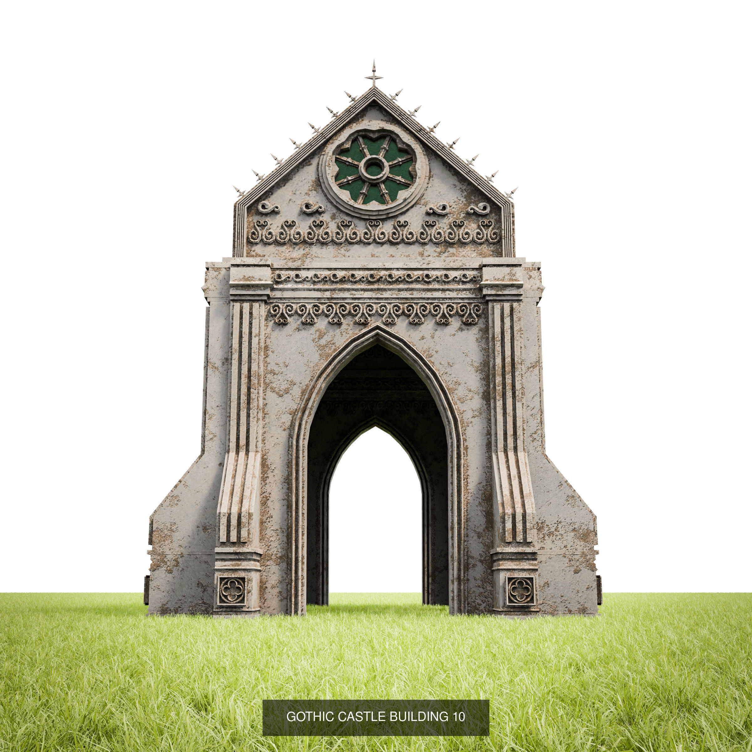 GOTHIC CASTLE BUILDING PACK 3D Model Collection_14