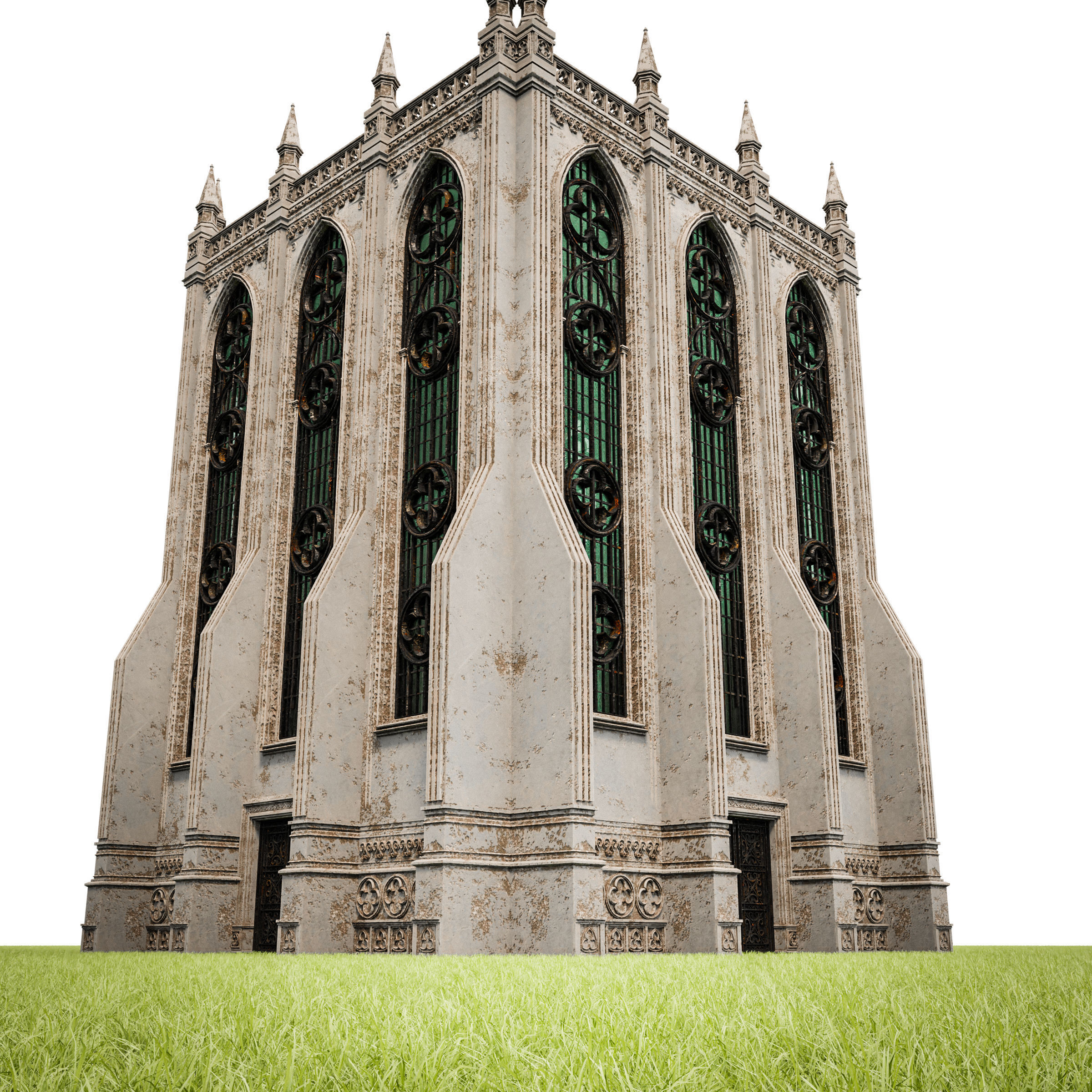 GOTHIC CASTLE BUILDING PACK 3D Model Collection_53