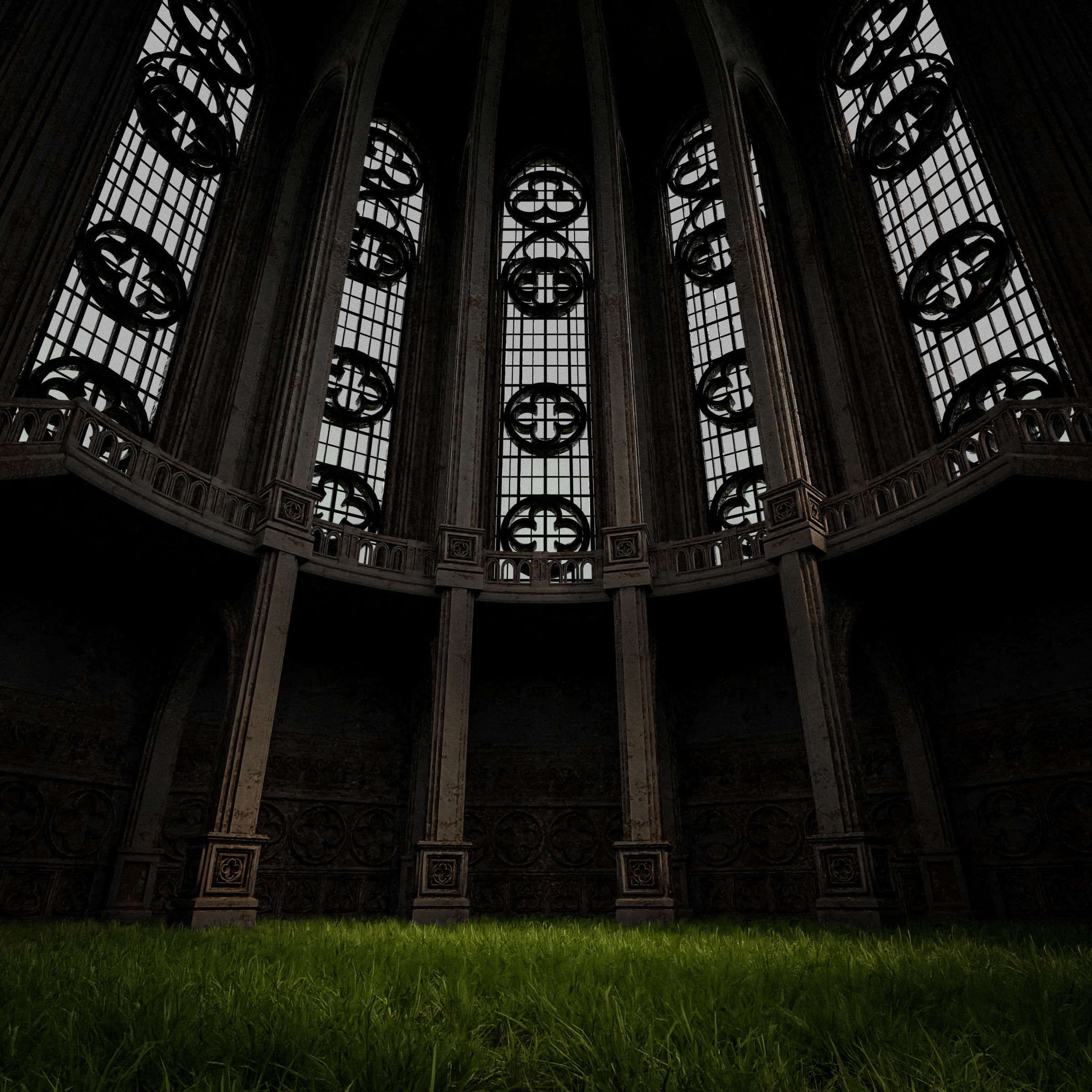 GOTHIC CASTLE BUILDING PACK 3D Model Collection_42