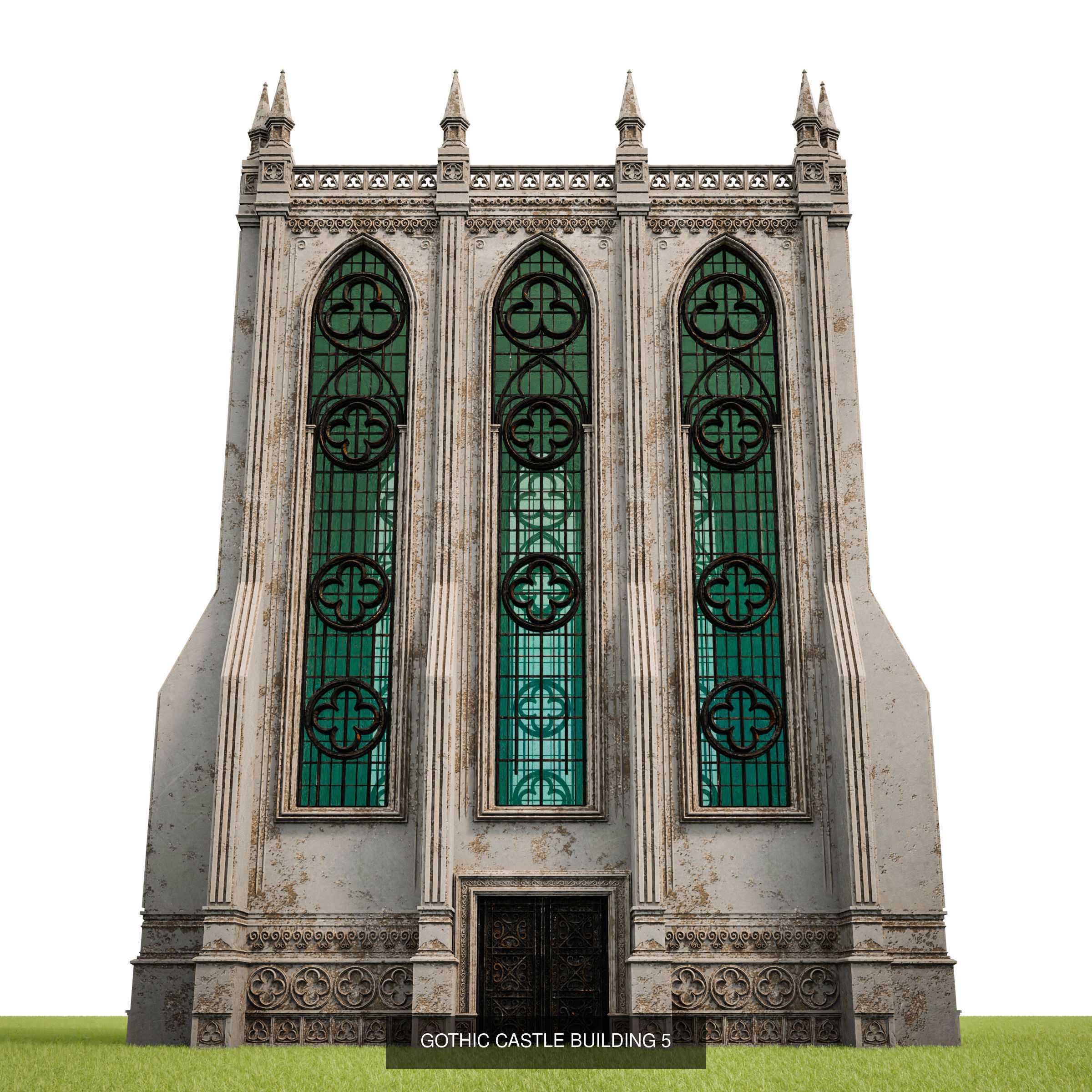 GOTHIC CASTLE BUILDING PACK 3D Model Collection_9