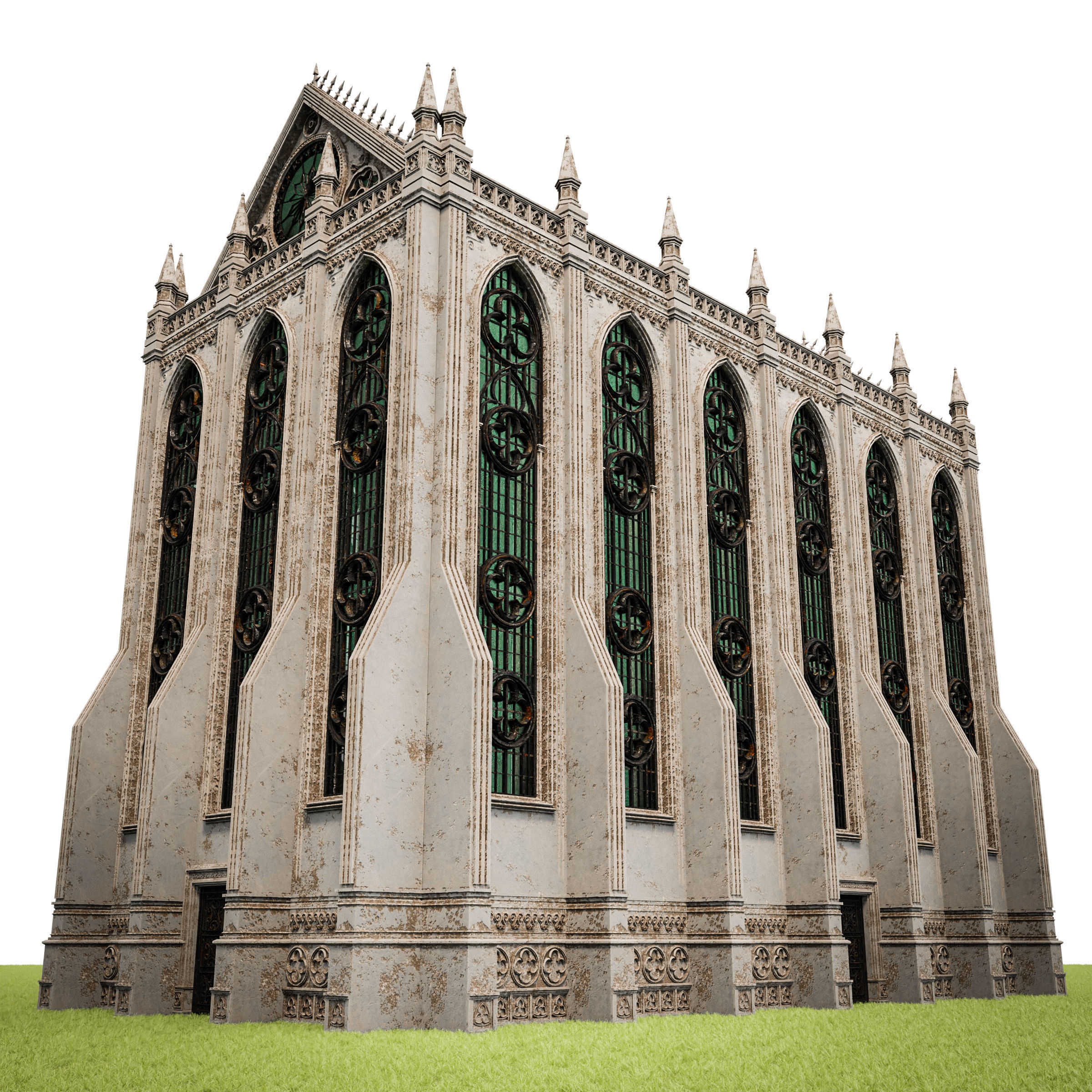 GOTHIC CASTLE BUILDING PACK 3D Model Collection_59