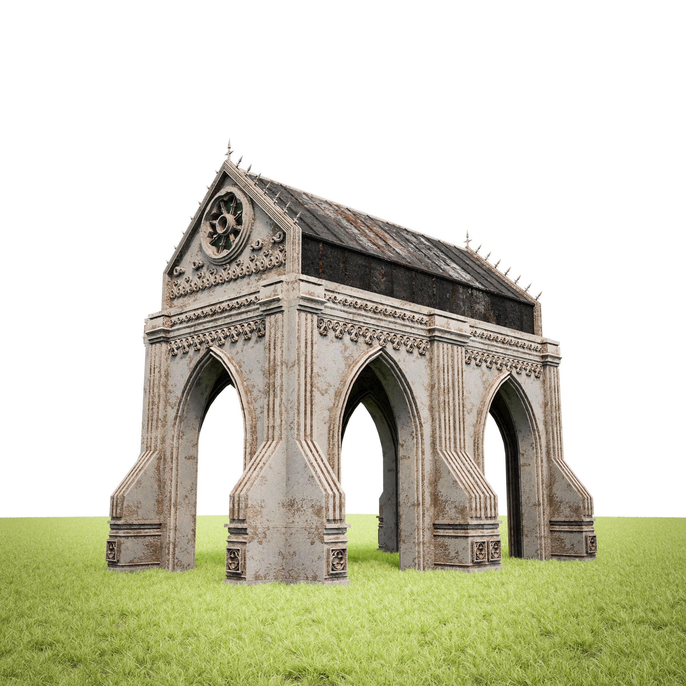 GOTHIC CASTLE BUILDING PACK 3D Model Collection_72