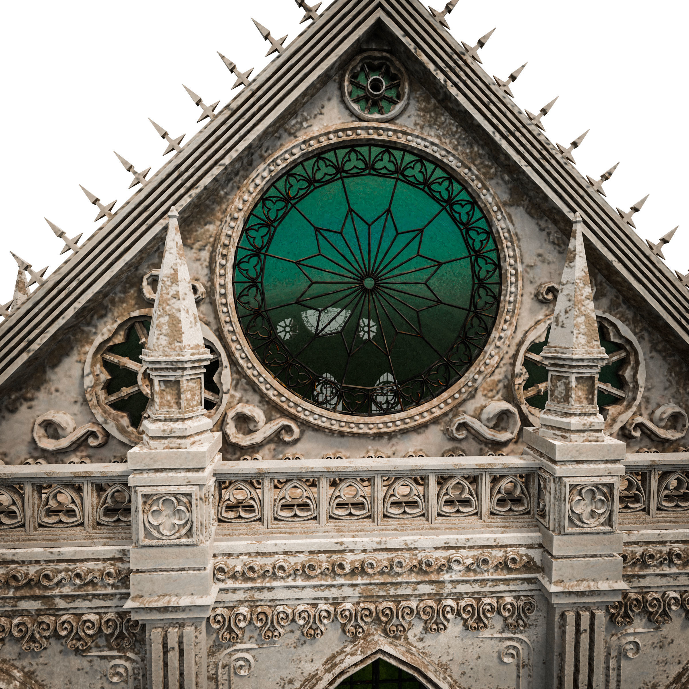 GOTHIC CASTLE BUILDING PACK 3D Model Collection_58