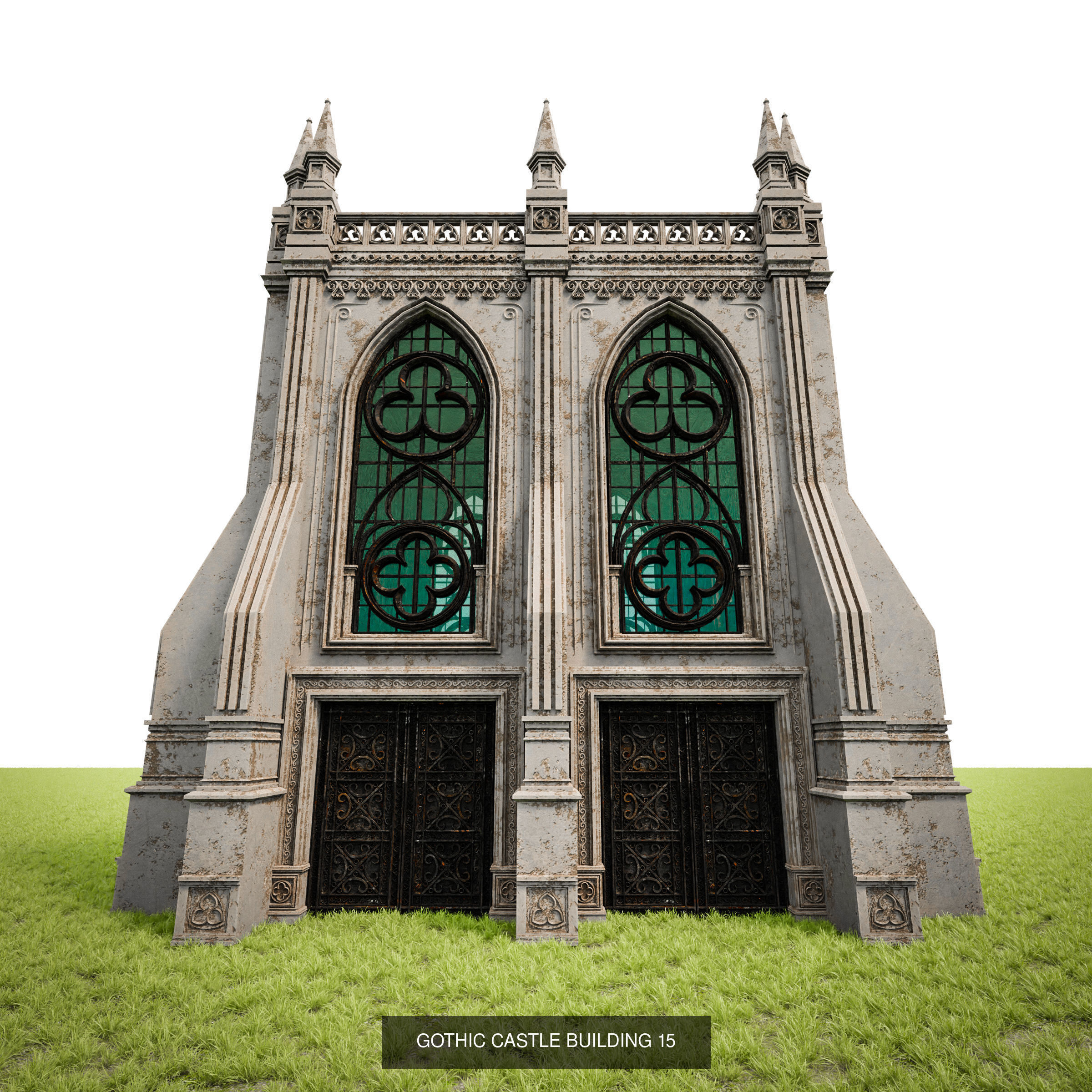 GOTHIC CASTLE BUILDING PACK 3D Model Collection_19