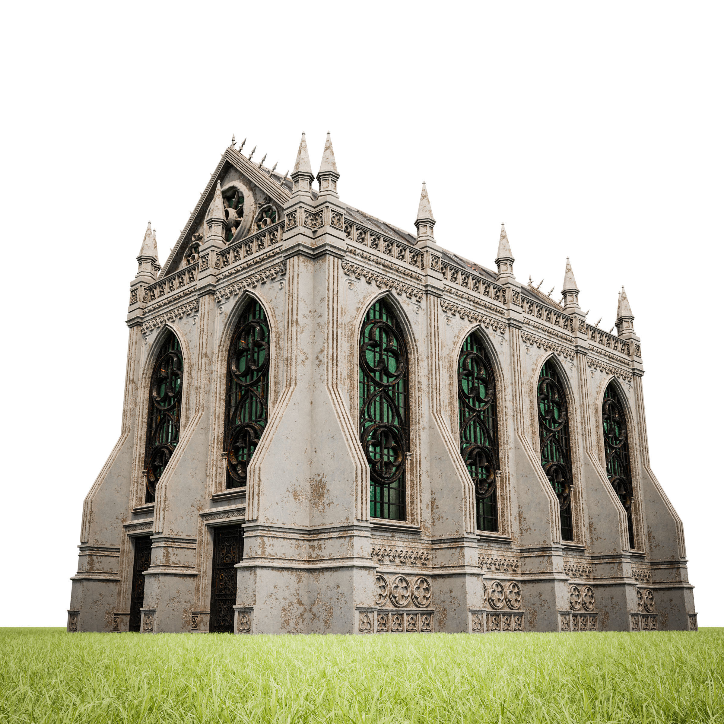 GOTHIC CASTLE BUILDING PACK 3D Model Collection_64