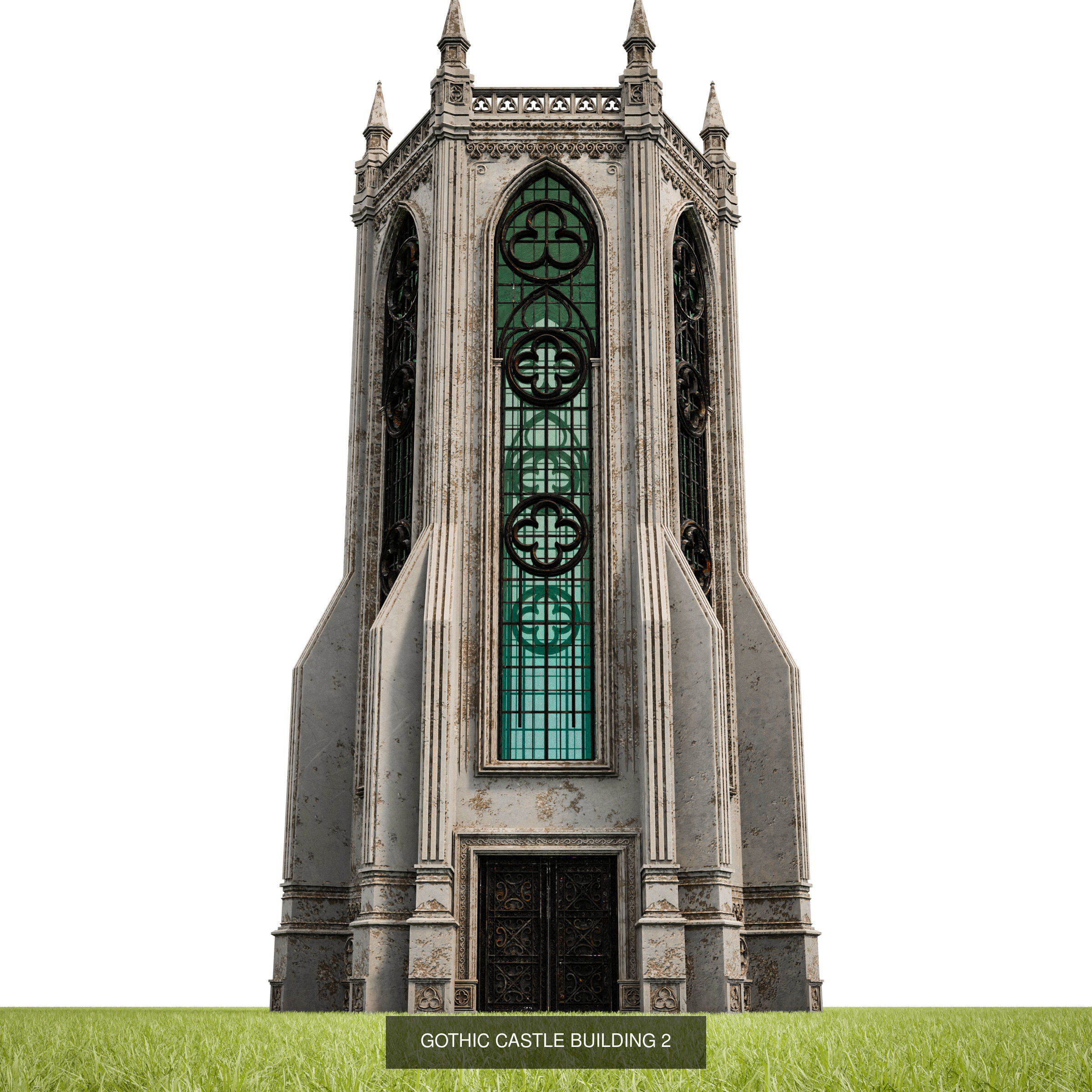 GOTHIC CASTLE BUILDING PACK 3D Model Collection_6