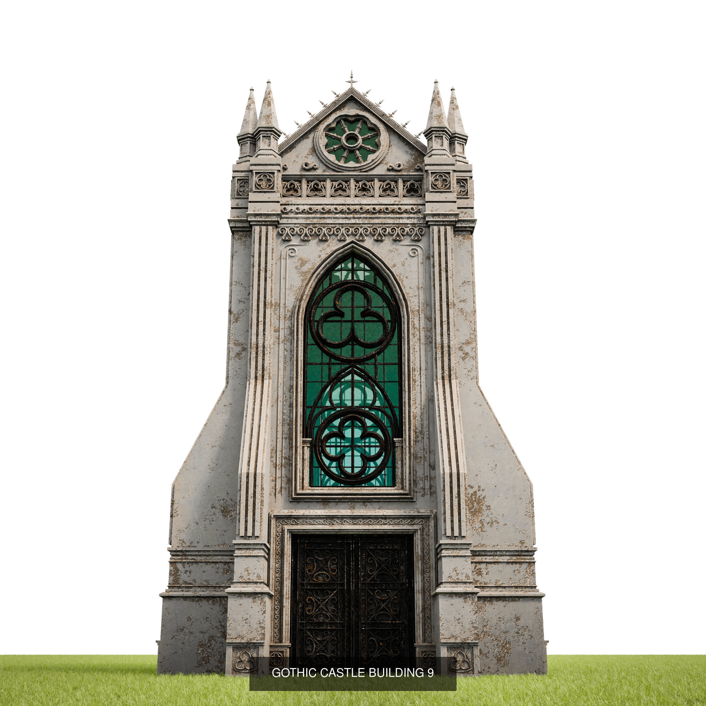 GOTHIC CASTLE BUILDING PACK 3D Model Collection_13
