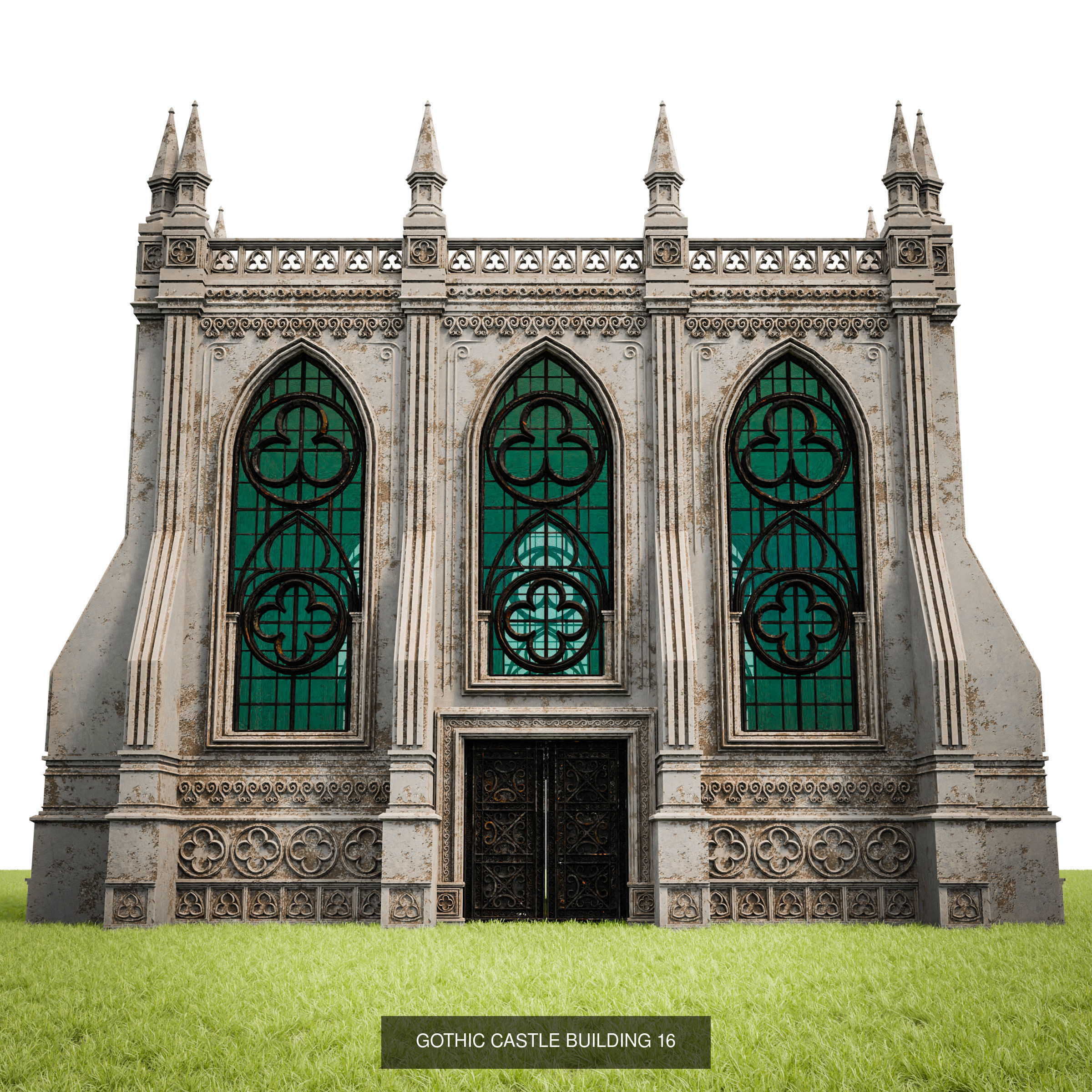 GOTHIC CASTLE BUILDING PACK 3D Model Collection_20