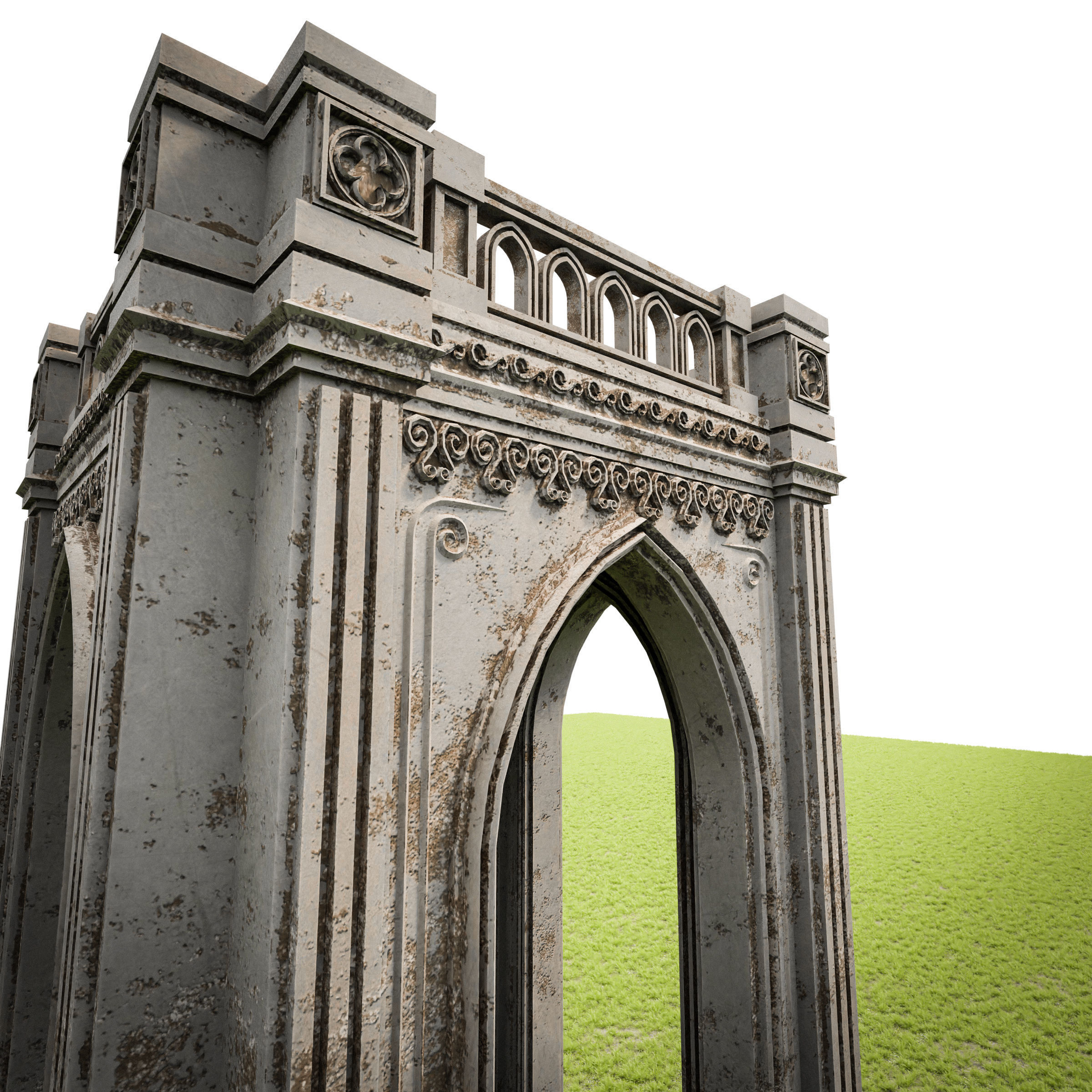 GOTHIC CASTLE BUILDING PACK 3D Model Collection_81