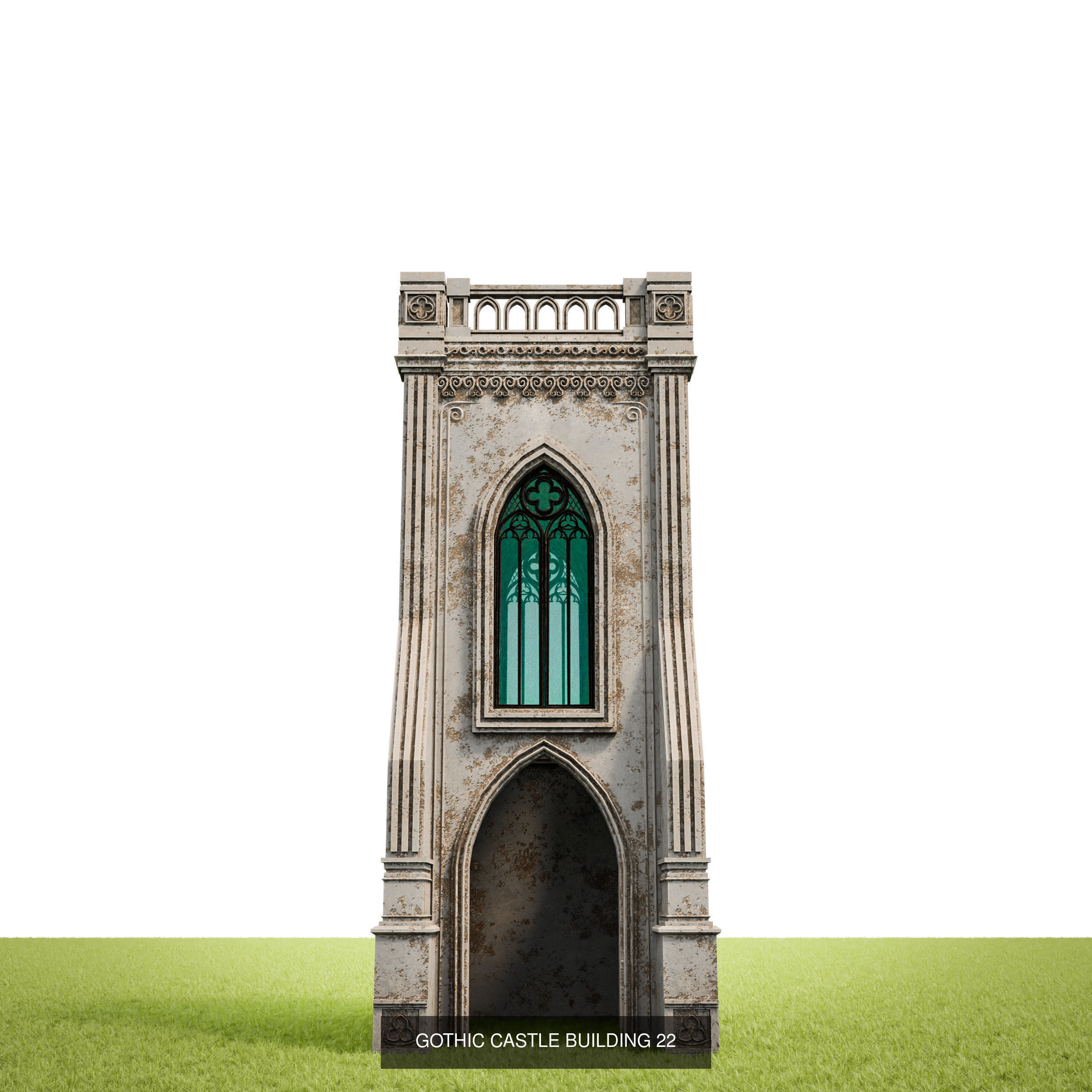 GOTHIC CASTLE BUILDING PACK 3D Model Collection_26