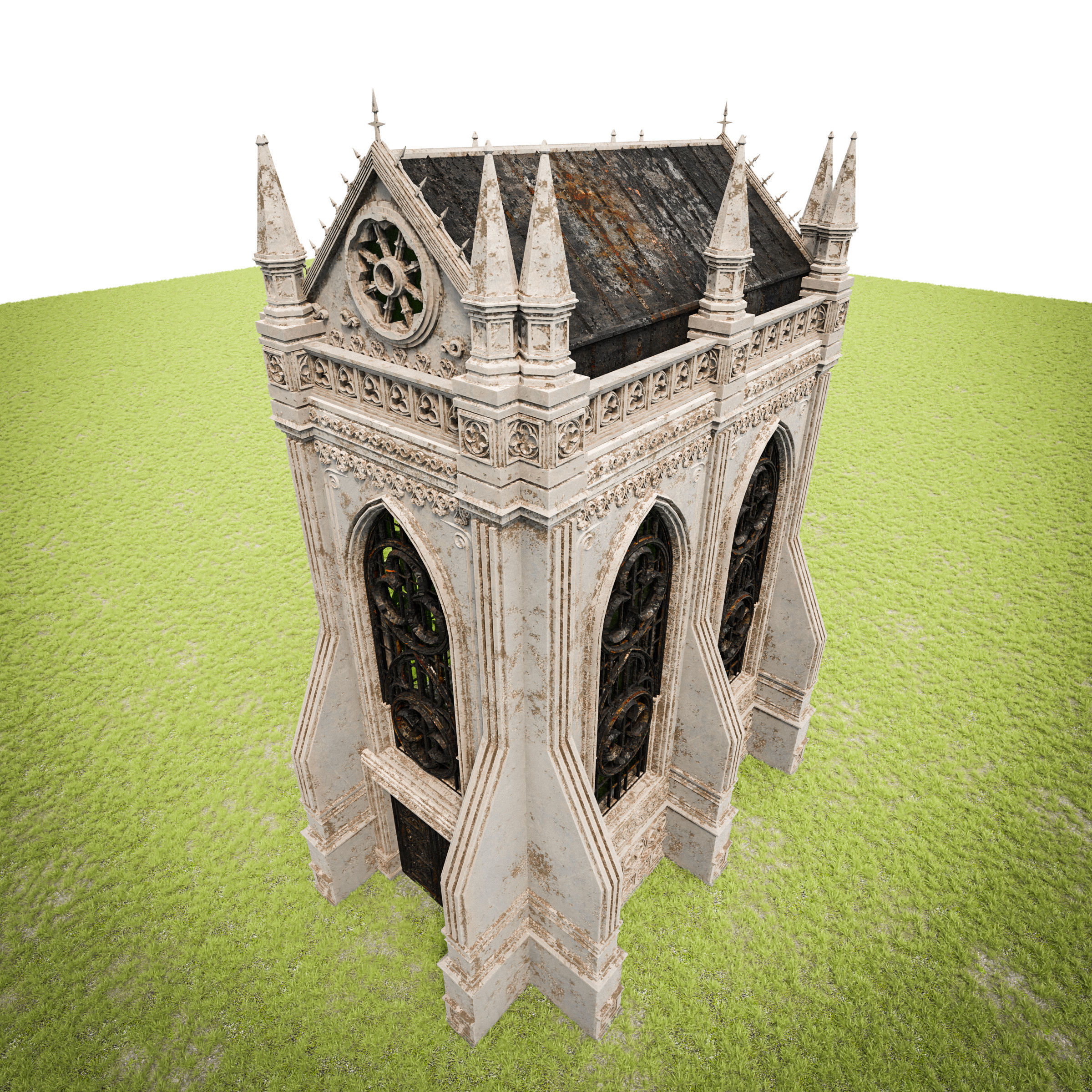 GOTHIC CASTLE BUILDING PACK 3D Model Collection_71