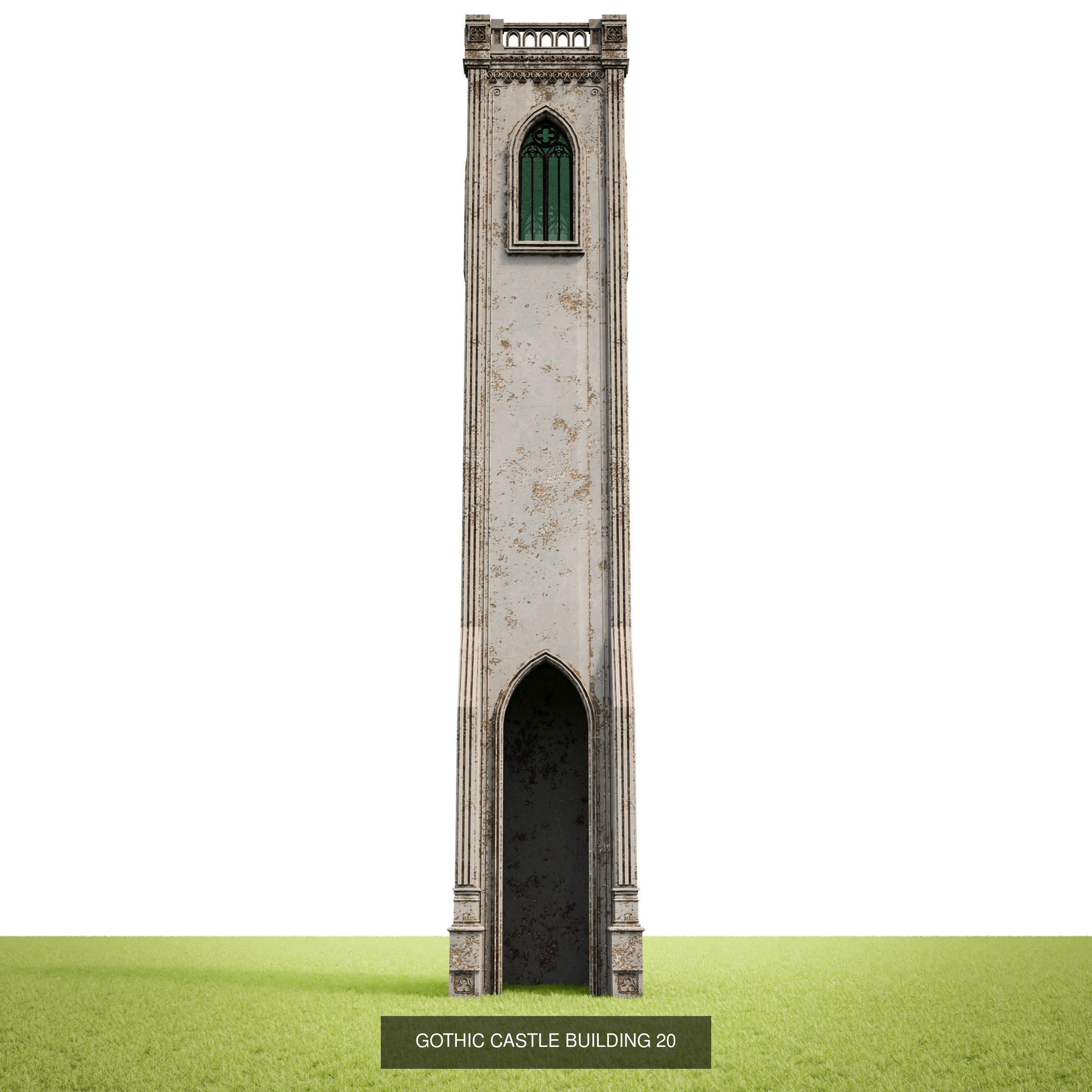 GOTHIC CASTLE BUILDING PACK 3D Model Collection_24