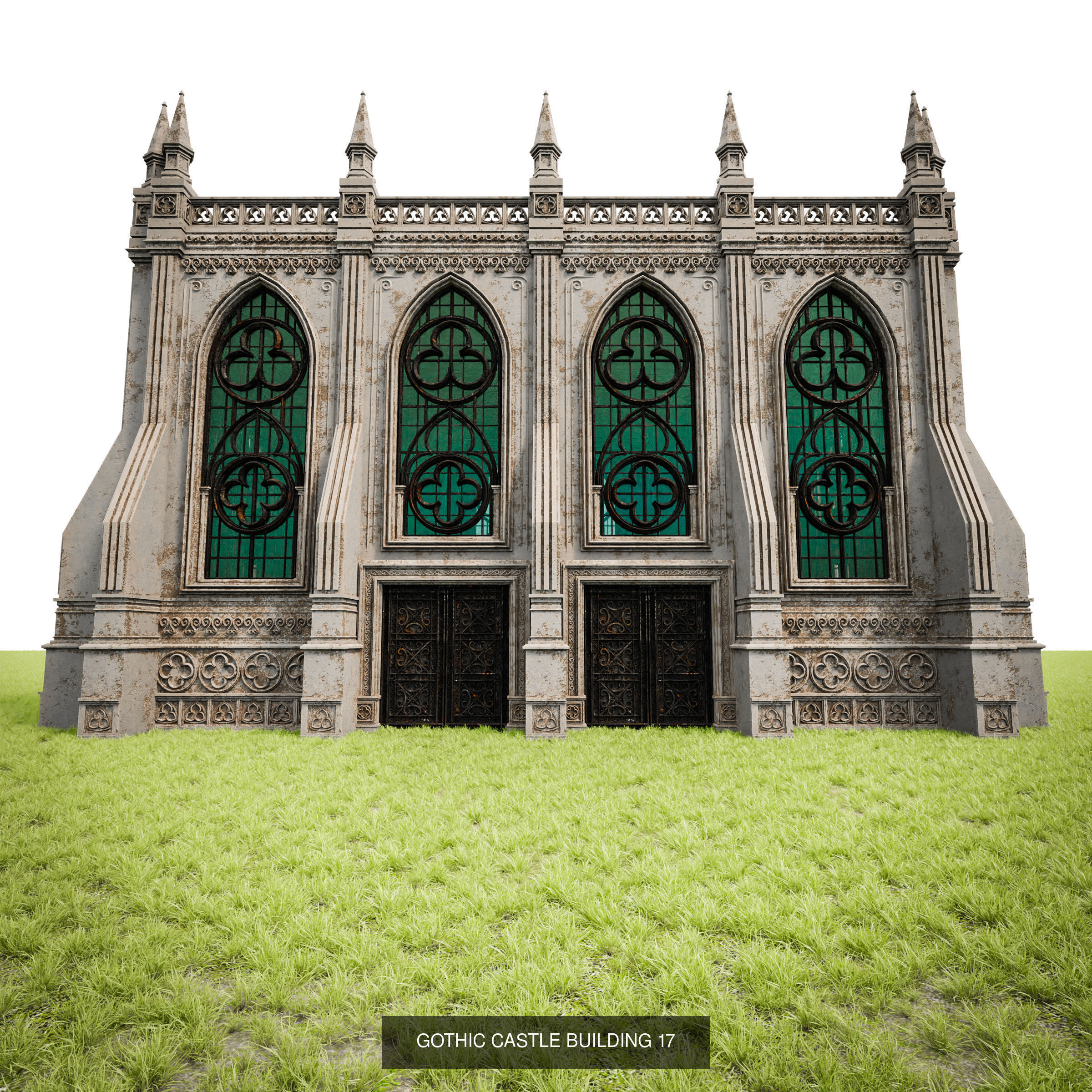 GOTHIC CASTLE BUILDING PACK 3D Model Collection_21