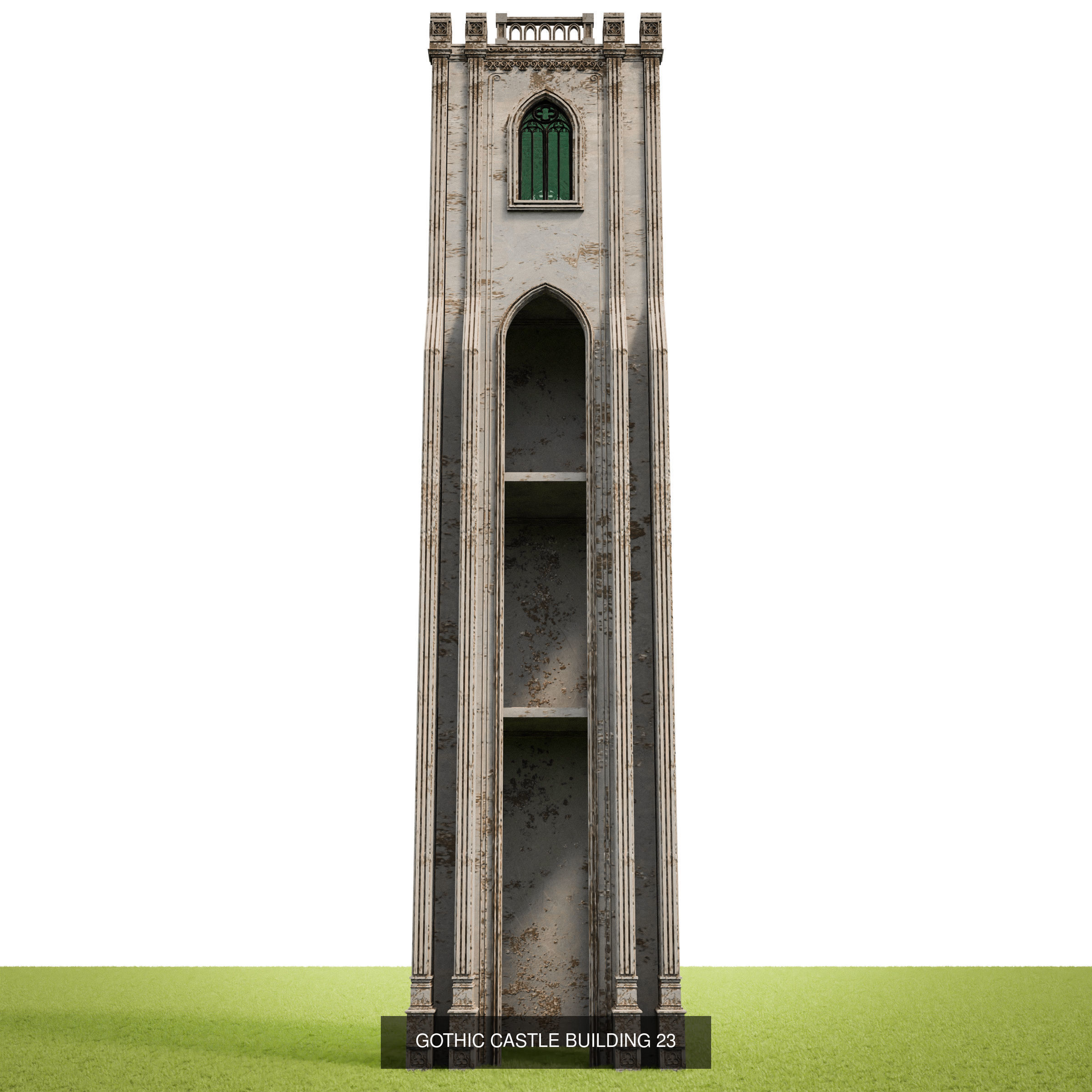 GOTHIC CASTLE BUILDING PACK 3D Model Collection_27