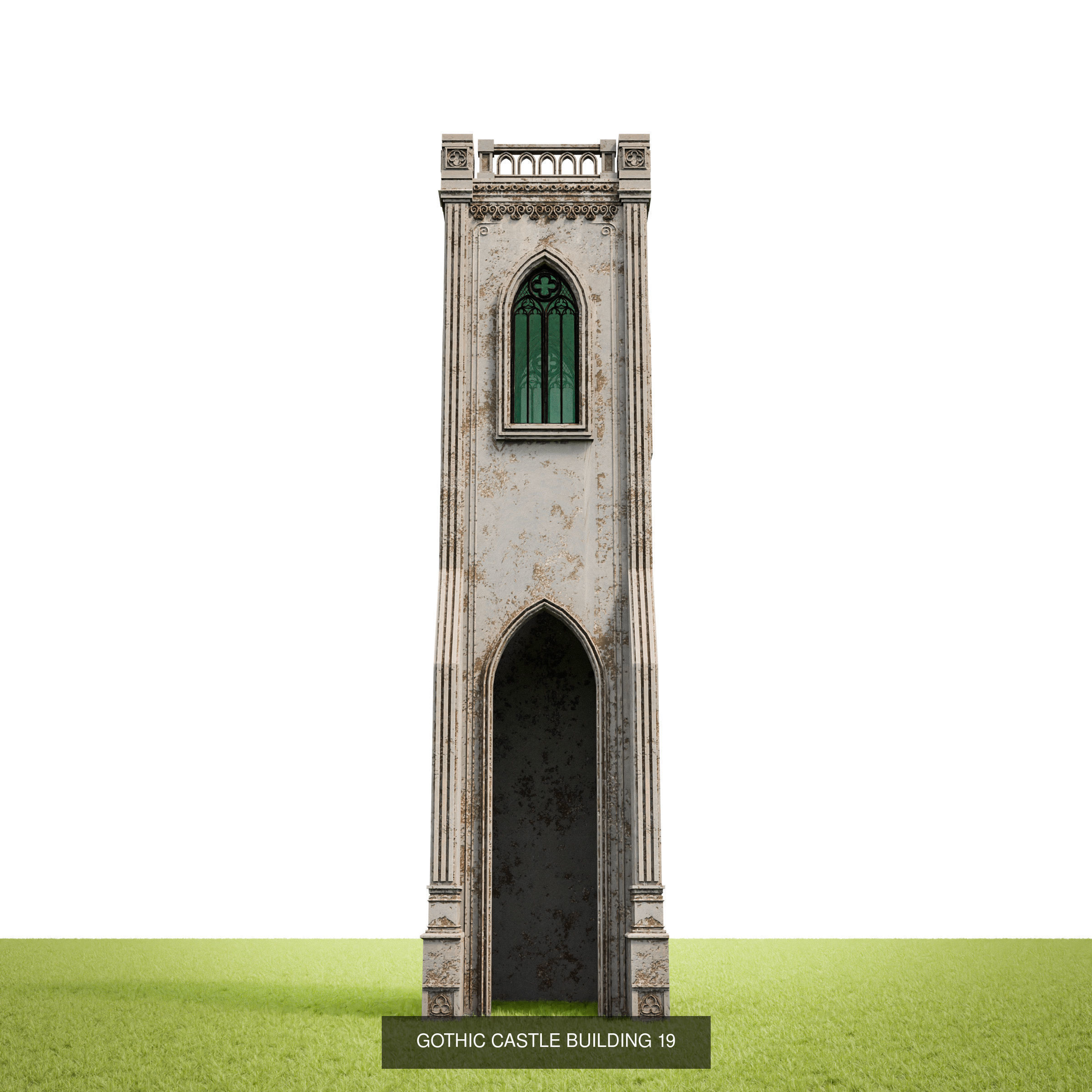 GOTHIC CASTLE BUILDING PACK 3D Model Collection_23
